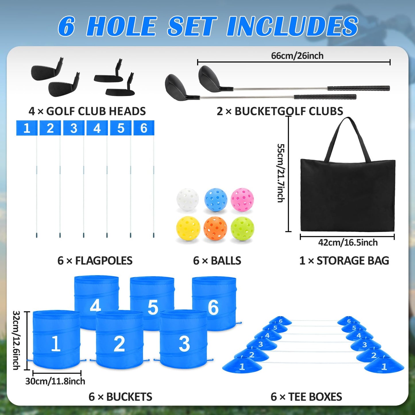 deAO Outdoor Golf