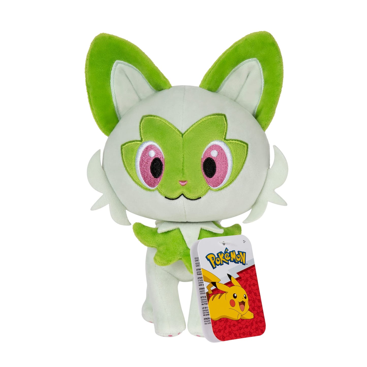 Pokémon Paldea First Partner Plush 3 Pack - 8-Inch Pokemon Plush of Fuecoco, Quaxly, and Sprigatito