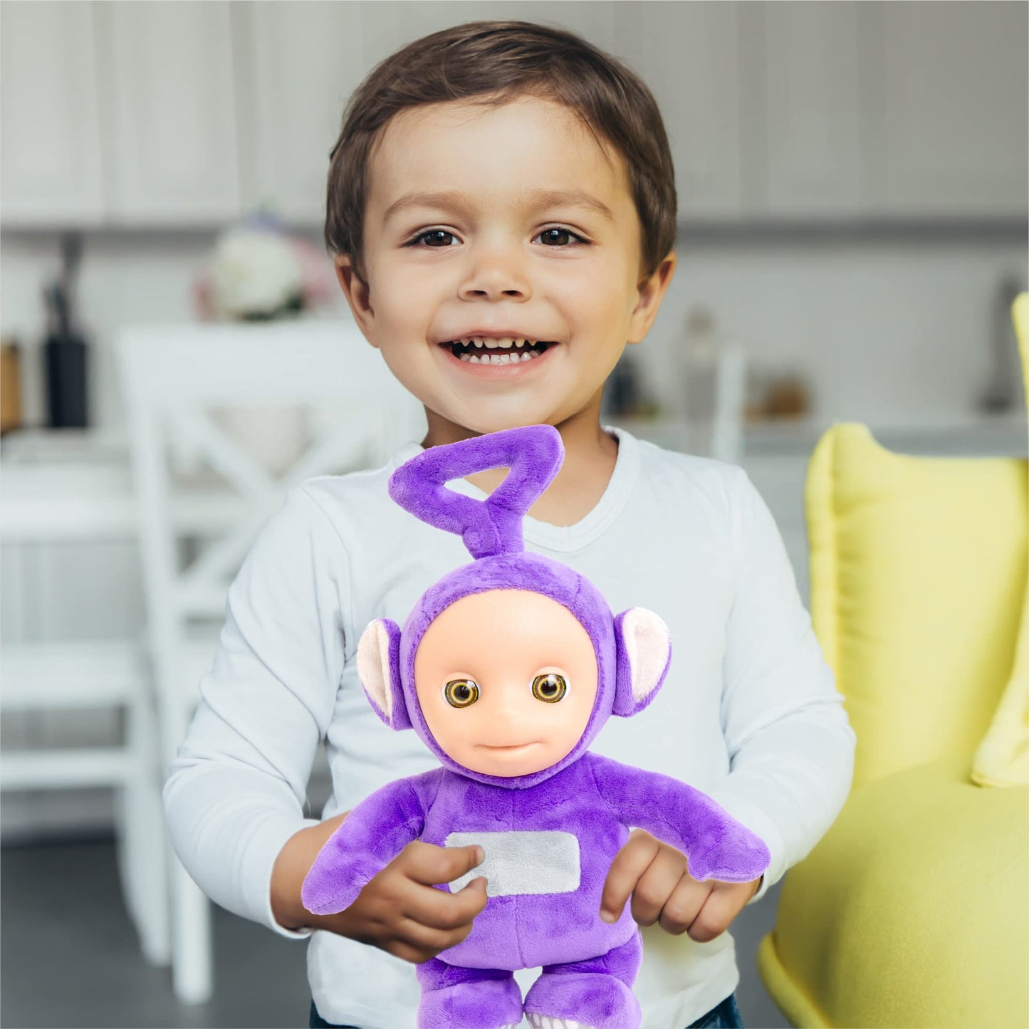 Teletubbies Talking Plush - Collector Pack of 4- Each Says Over Ten Phrases from The Show - Dolls Measures 11 Inches - Po, Laa Laa, Dipsy & Tinky Winky - Officially Licensed Stuffed Toy Cute Doll