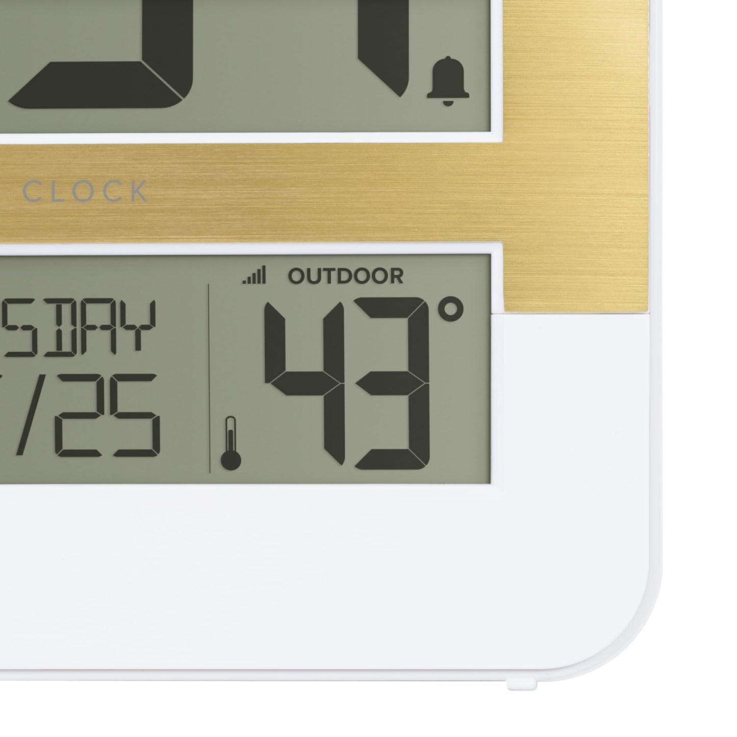 La Crosse Technology L73859 Two-Tone Atomic Digital Clock with Temperature