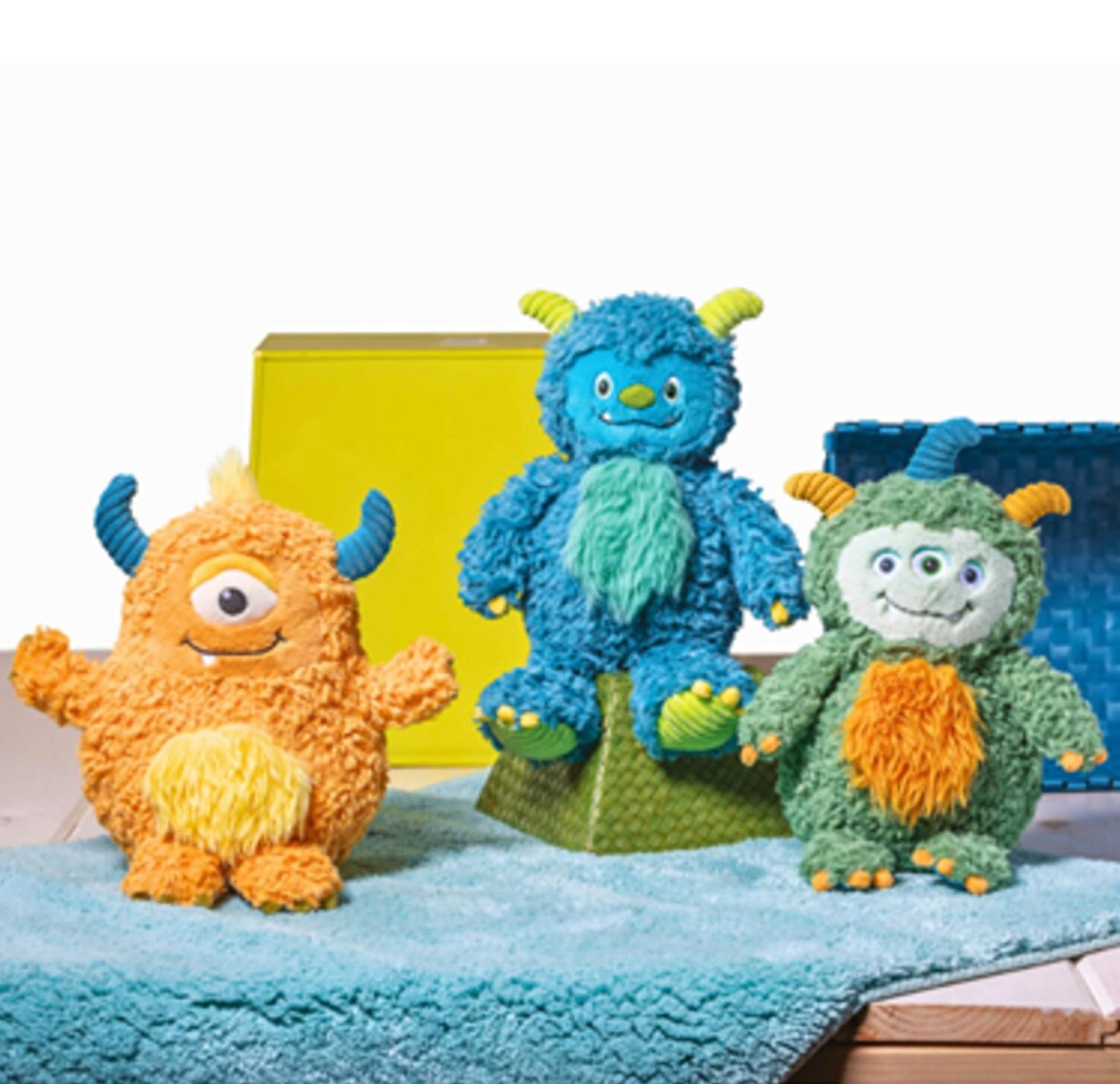 Mary Meyer Stuffed Animal FabFuzz Plush Soft Toy, 12-Inches, Tink The Green Monster