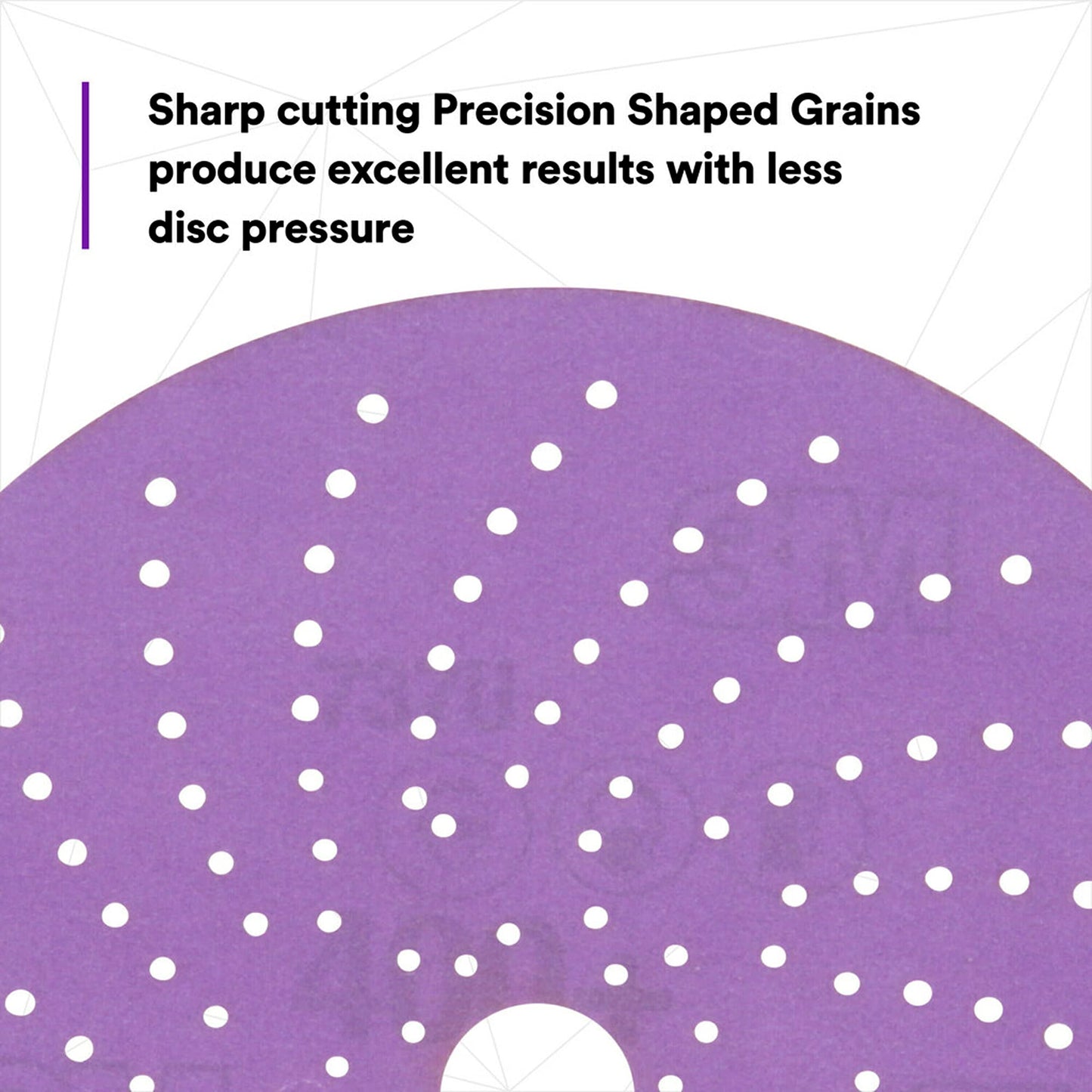 3M Cubitron II Hookit Clean Sanding Abrasive Disc 31484, 6 in, 400+ Grade, High Performance, Long Lasting, Multi-Hole Pattern, E-coat Sanding, Primer Sanding, 50 Discs/Carton