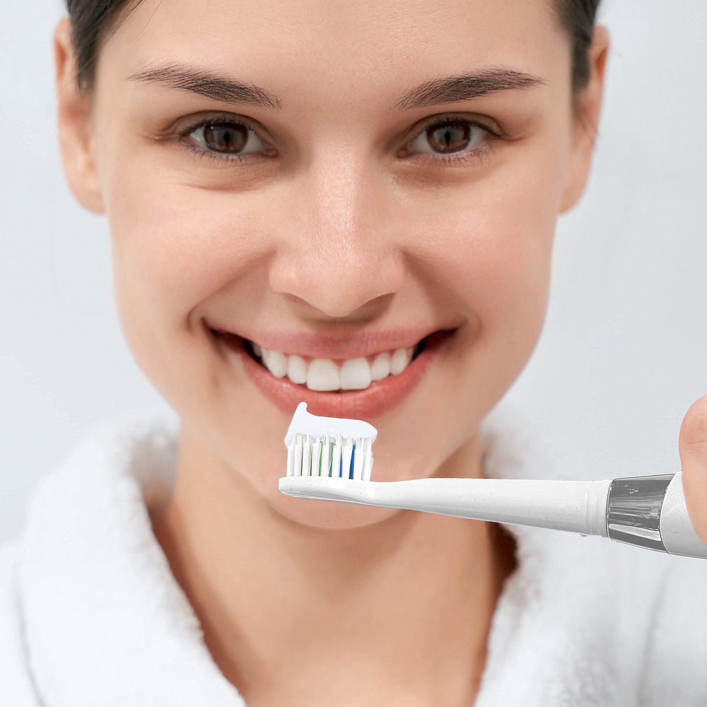 Sonic-FX Duo Rechargeable Electric Toothbrush Set - with 14 Brush Heads, 3 Modes, Smart Auto-Timer, Charging Dock Holder - Dual Handle Electric Tooth Brush for Adults & Kids, Black and White