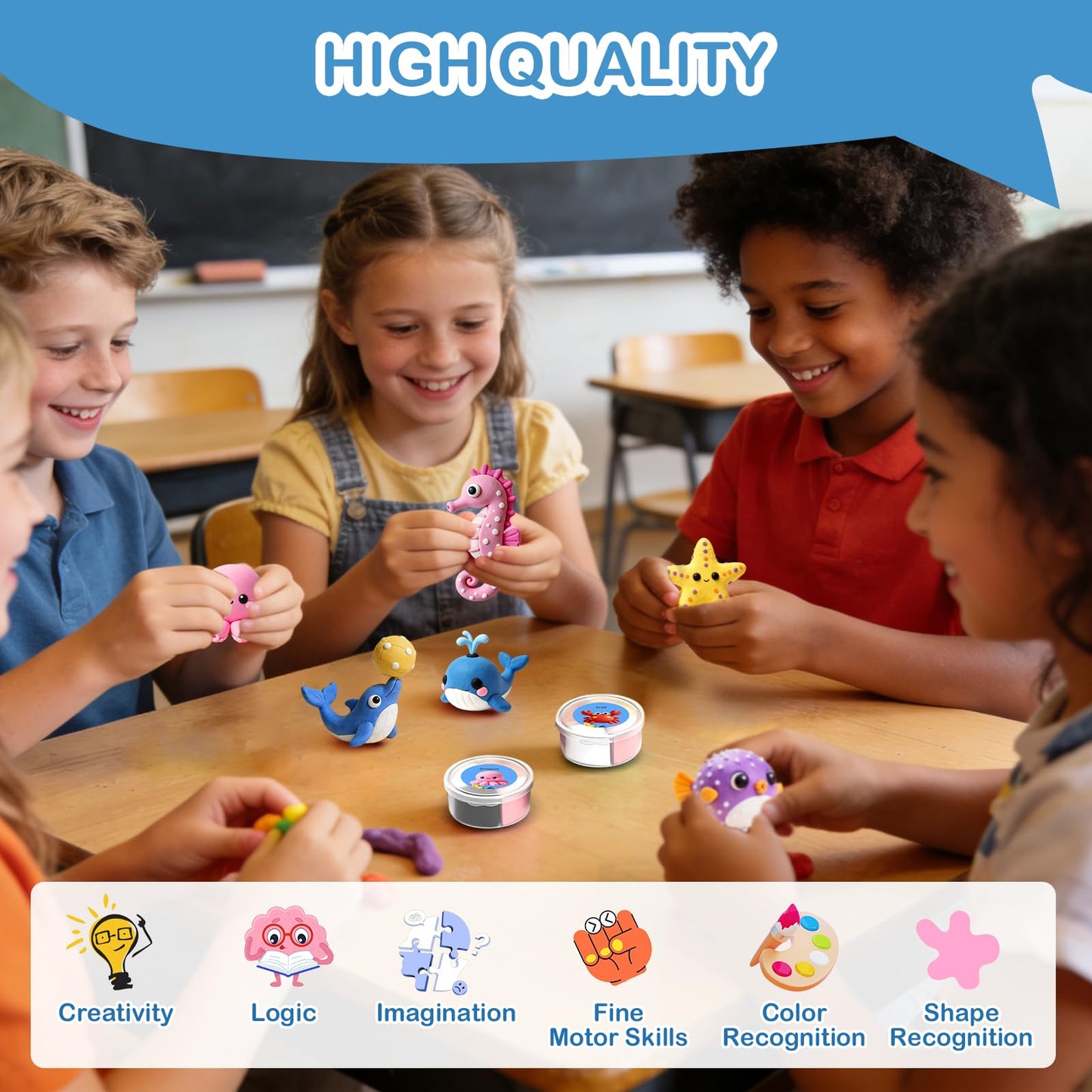 Air Dry Clay Kits,Home Party Favors for Boys & Girls