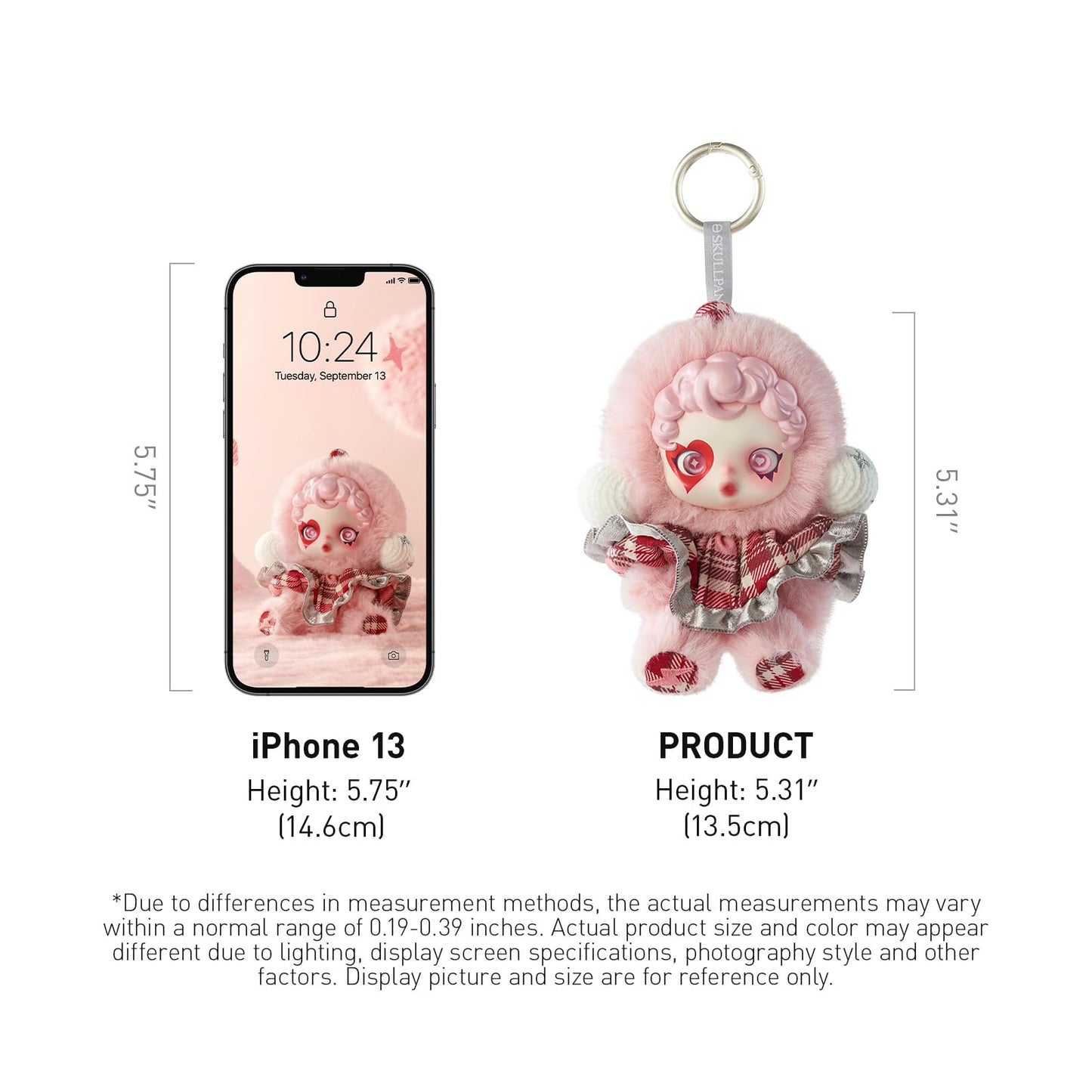 POP MART SKULLPANDA Winter Series Plush Doll Ornament, Random Design Action Figures Collectible Toys Home Decorations, Holiday Birthday Gifts, Single Box