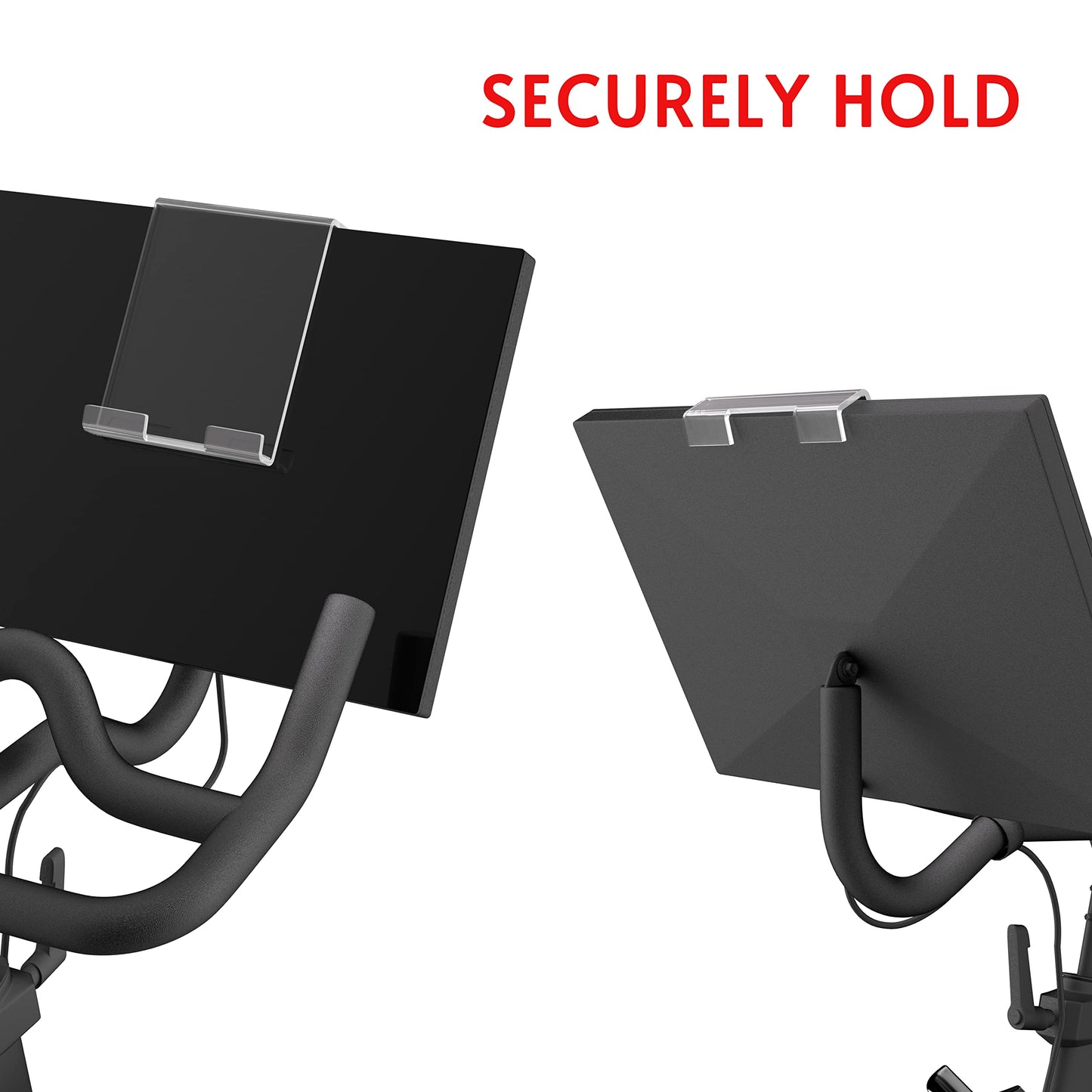 Crostice Tablet Holder Mount Compatible with Peloton Bike & Bike Plus & Row & Tread, Holder for iPad, Phone Holder Tablet Stand for Most Exercise Bike & Treadmill Accessories, Compatible with MYX Bike