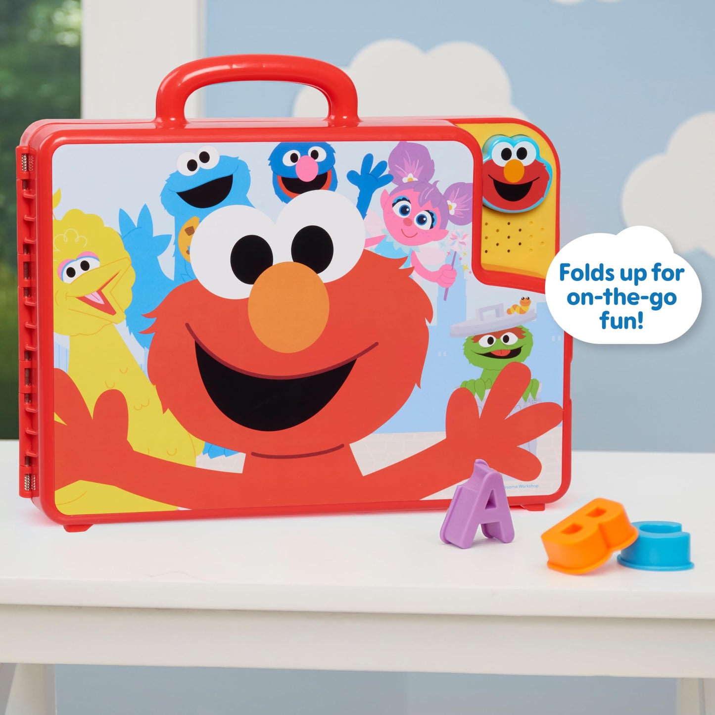 Sesame Street Elmo’s Learning Letters Bus Activity Board, Preschool Learning and Education, Officially Licensed Kids Toys for Ages 2 Up, Gifts and Presents