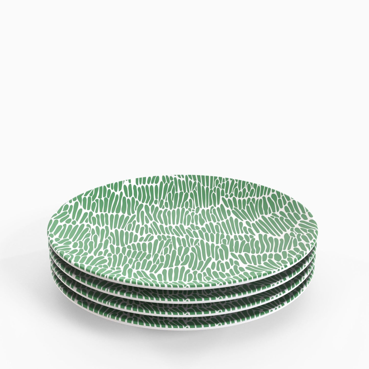 TervisHome Melamine Dinner Plates - Set of 4 | Enchanted Garden Collection | Durable Stoneware-like Quality, Dishwasher Safe, Perfect for Indoor and Outdoor Use