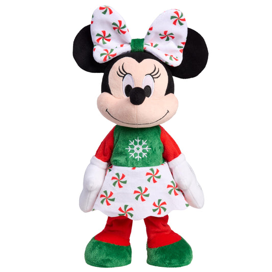 Disney Holiday Featurl Plush - Minnie, Kids Toys for Ages 3 Up, Gifts and Presents