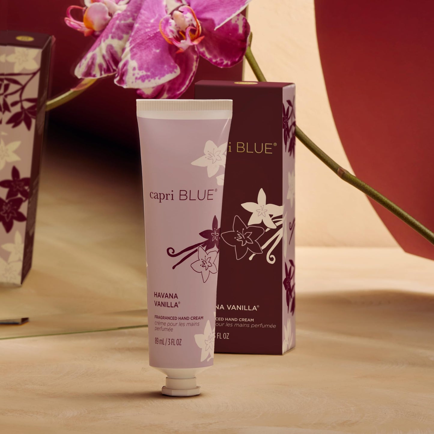 Capri Blue Havana Vanilla Hand Cream - 2 Pack of Hand Creams - Skin Care Products (3 oz pack of 2)
