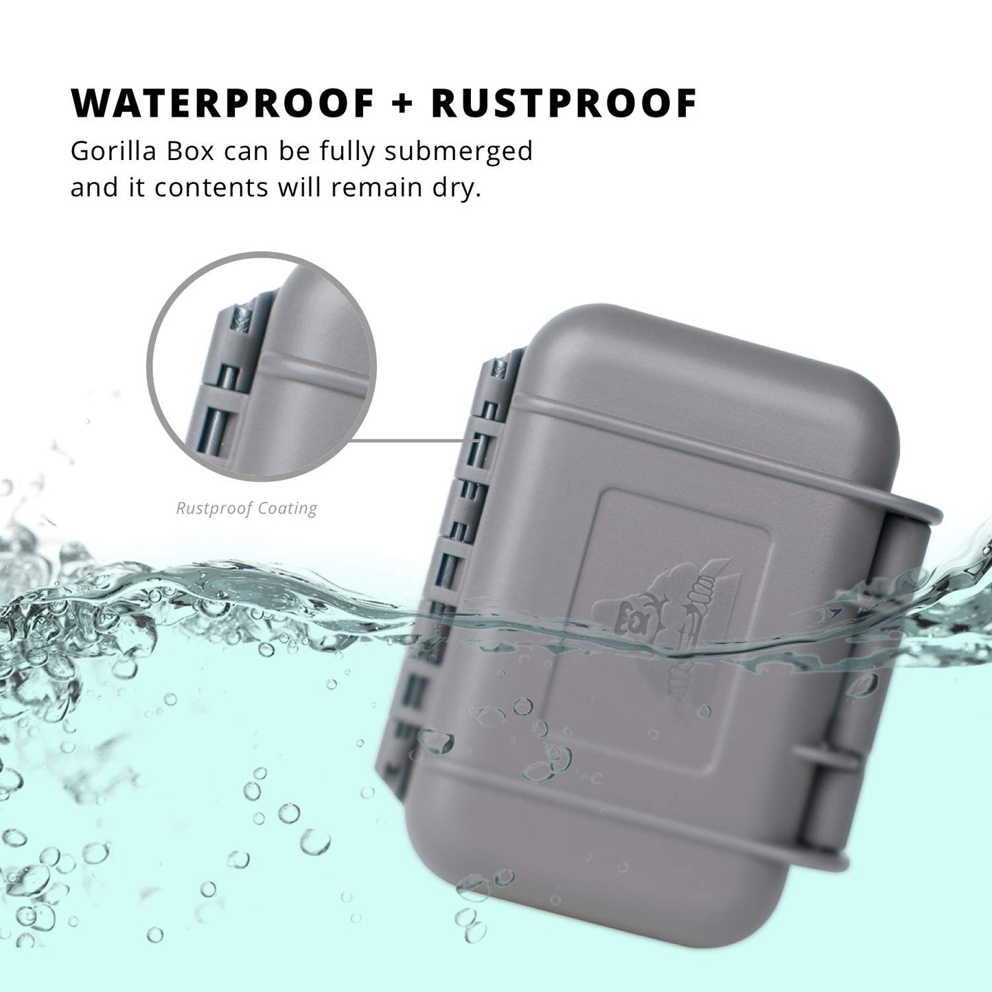 Hide a Key Outside with our Magnetic Box, Our Waterproof Air-Tight Magnetic Key Box for Under Car Stays Secure with 2 Strong Neodymium Magnets