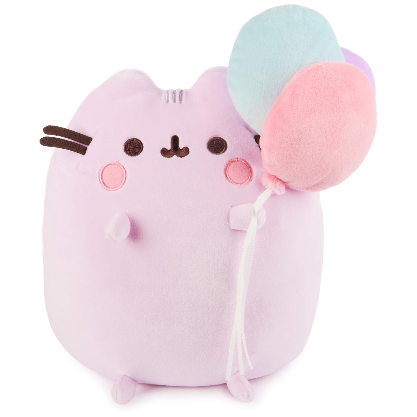 GUND Pusheen 15th Anniversary Squisheen Plush, Squishy Toy, Collectible Plush, Cat Stuffed Animal for Ages 8 and Up, Pink, 9.5”