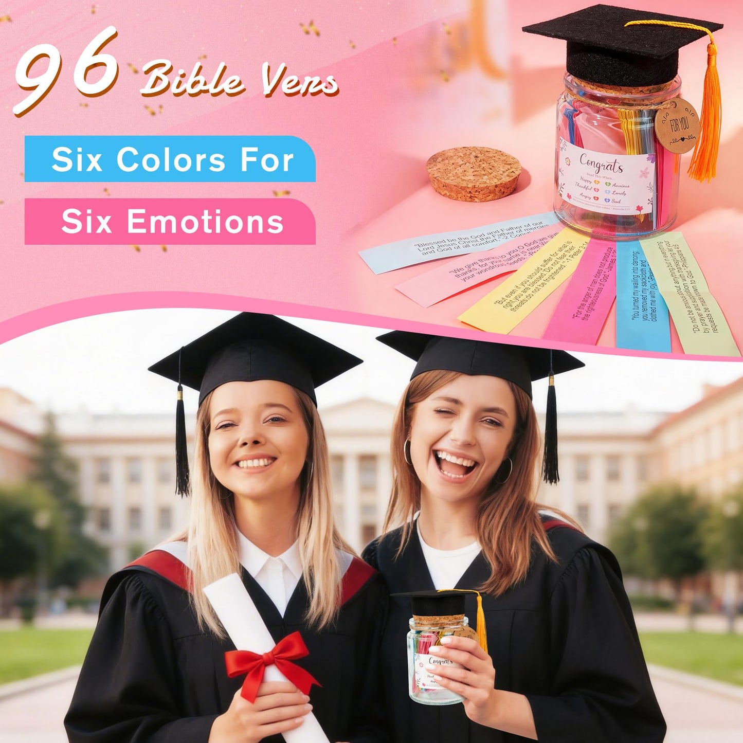 12PCS Graduation Gifts for Women,Her,Class of 2026 Graduation Gifts for Daughter Senior 2026 High School College PHD Masters Degree Graduate Gift for Her, Christian Gifts for Women Faith