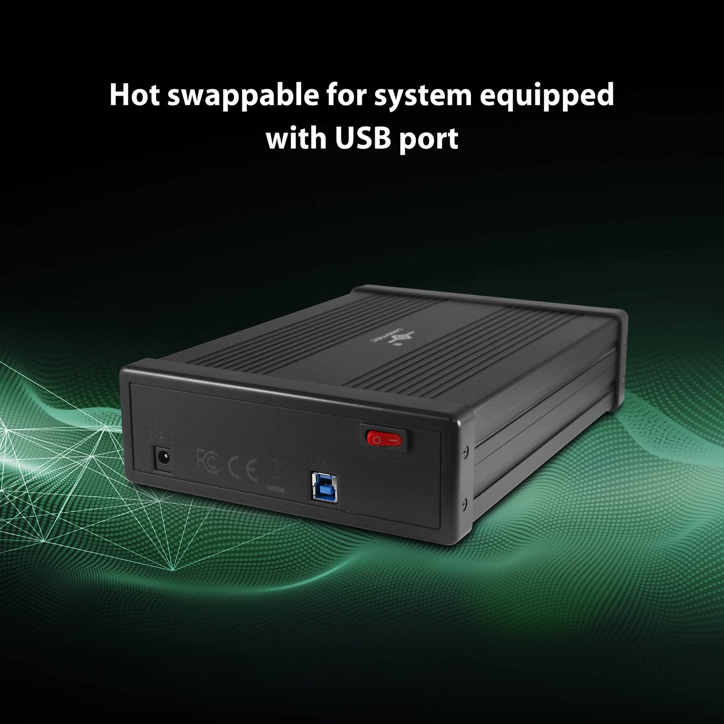 NexStar DX2 USB 3.0 External Enclosure, Design for 5.25" Blu-Ray/CD/DVD SATA Drive, 2nd Gen DX, Aluminum Alloy, fit Any Depth Optical Drive, TAA Compliant, USB Hot swappable (NST-540S3-BK)