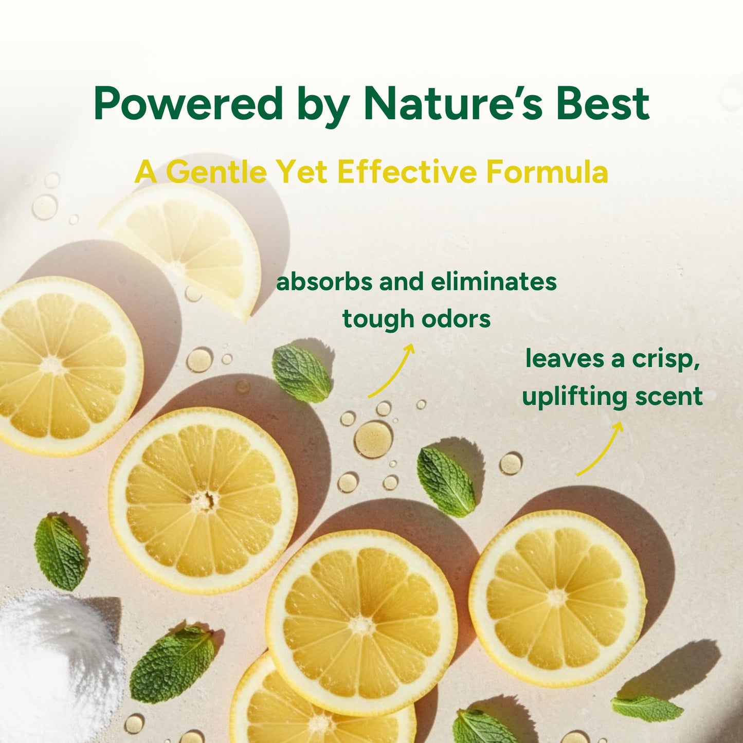 Good Natured Brand | Carpet Deodorizer & Freshener Powder | 60 oz Pet Odor Eliminator for Strong Odor & Pet Urine | Fresh Natural Lemon Love | Safe for Homes with Pets