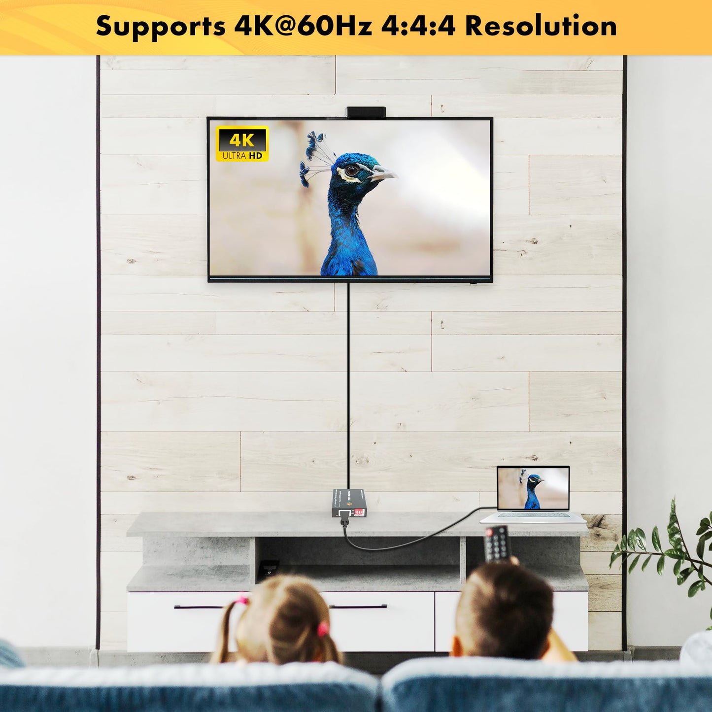 J-Tech Digital HDMI EDID Emulator HDCP Manager 4K60Hz Auto Downscaling, 8 EDID Modes & Custom EDID Settings, Power by USB C or HDMI, Supports CEC On/Off [JTECH-EDIDM4K]