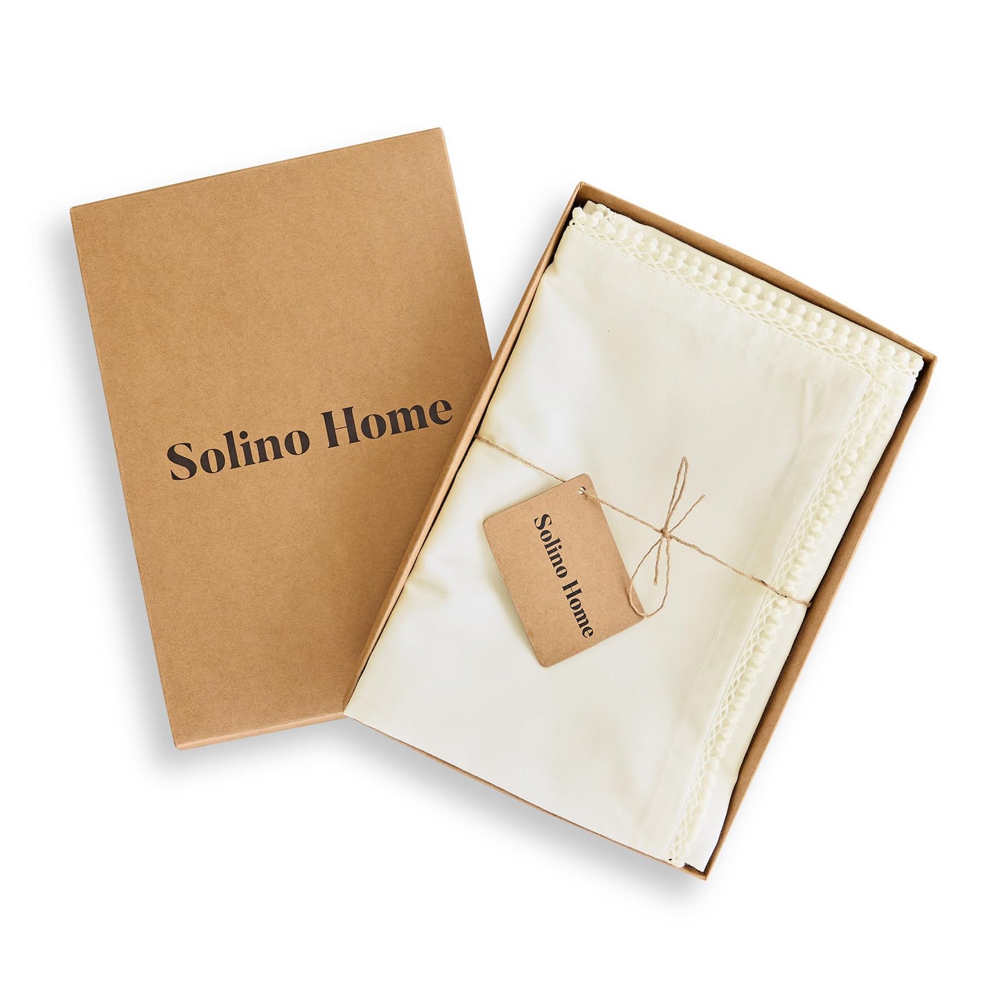 Solino Home Ivory Cloth Napkins Set of 4 - Decorative Cotton Linen Dinner Napkins 20 x 20 Inch for Summer - Maddie Machine Washable