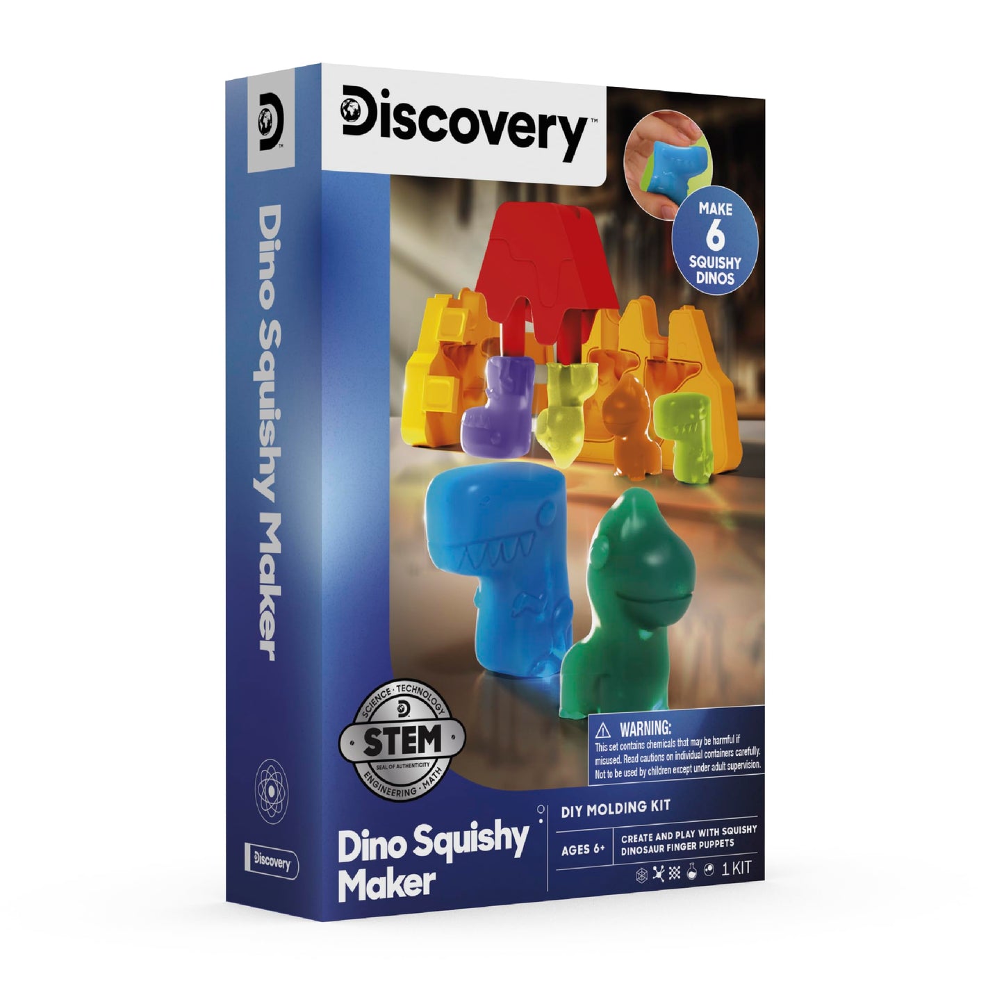 Discovery™ Dino Squishy Maker DIY Molding Kit