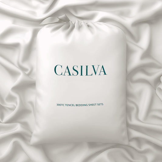 Eucalyptus Sheets - Infused with Silver for Anti-Odor, Softer Than Silk Fibers, More Cooling Than Cotton - Perfect for Hot Sleepers & Sensitive Skin - 100% Tencel Lyocell - Full Sheet Set