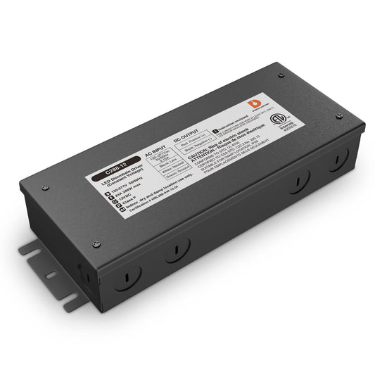 Dysmio 12V DC LED Driver 288W - Quiet Electronic Dimmable Power Supply for LED Strip Lights