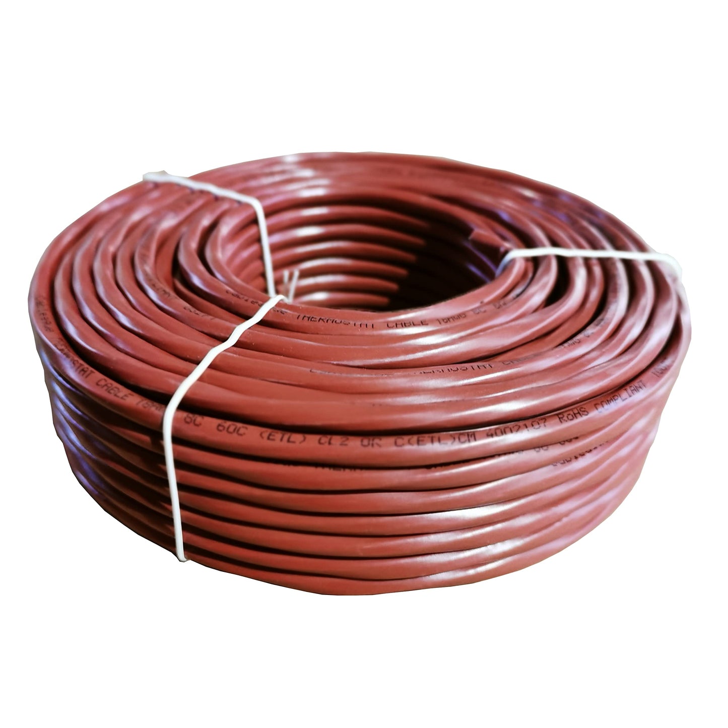 Cableague Thermostat Copper Wire (18-8 Brown, 100Feet)