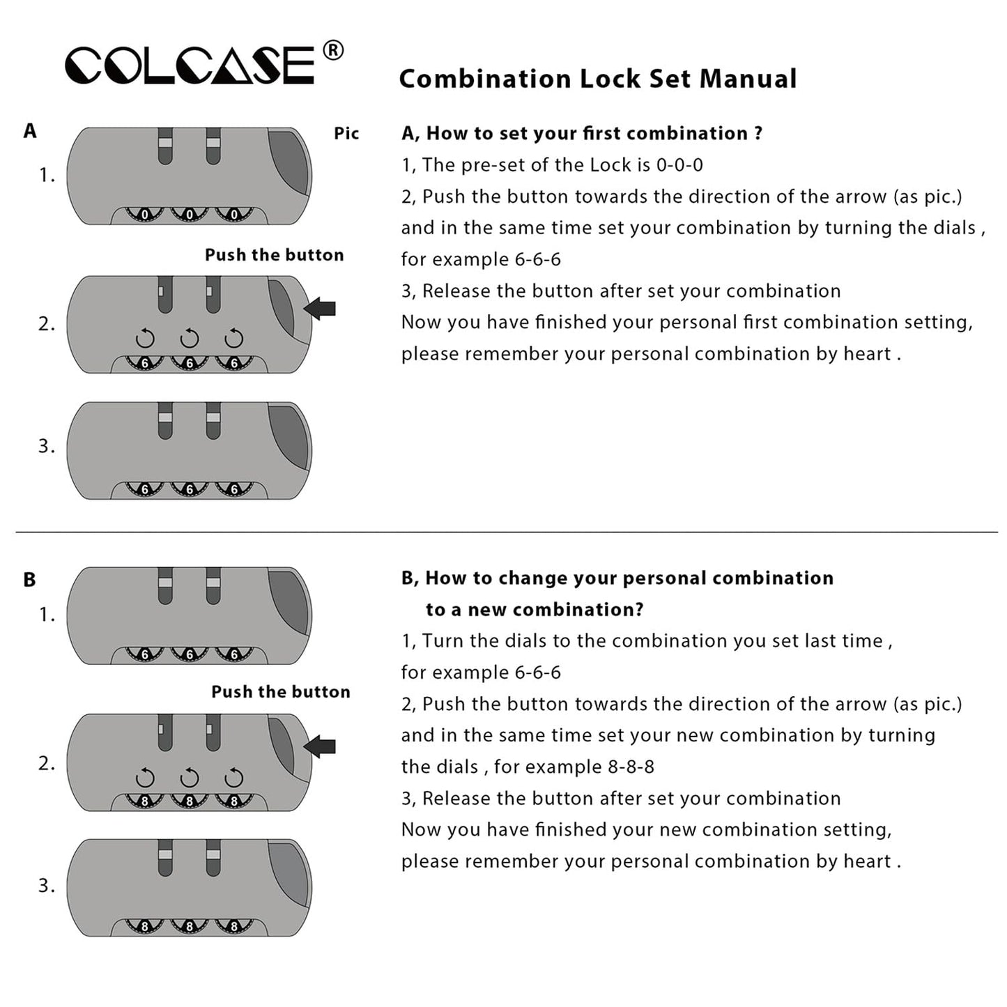 COLCASE Fireproof Document Box with Lock, Hard Fireproof Document Organizer