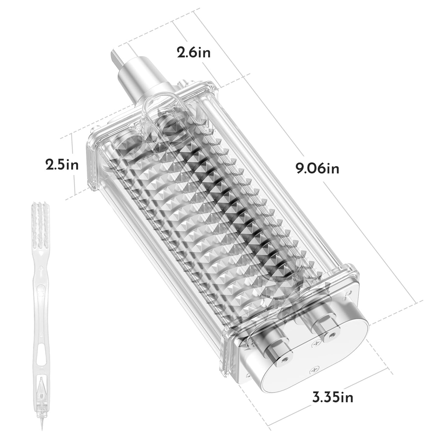 Meat Tenderizer for KitchenAid Mixer, Meat Tenderizer Attachment for KitchenAid Stand Mixer, Meat Tenderizer Machine, Meat Tenderizer with Stainless Steel Gears by Gvode