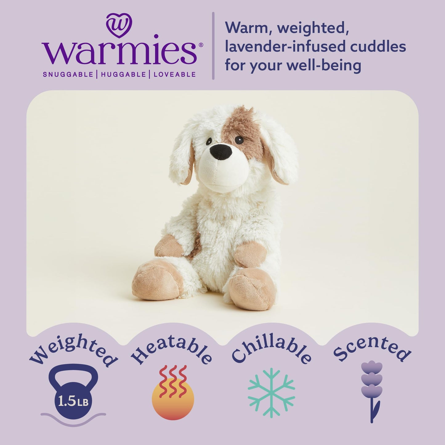 Intelex, Warmies Cozy Therapy Plush - Puppy