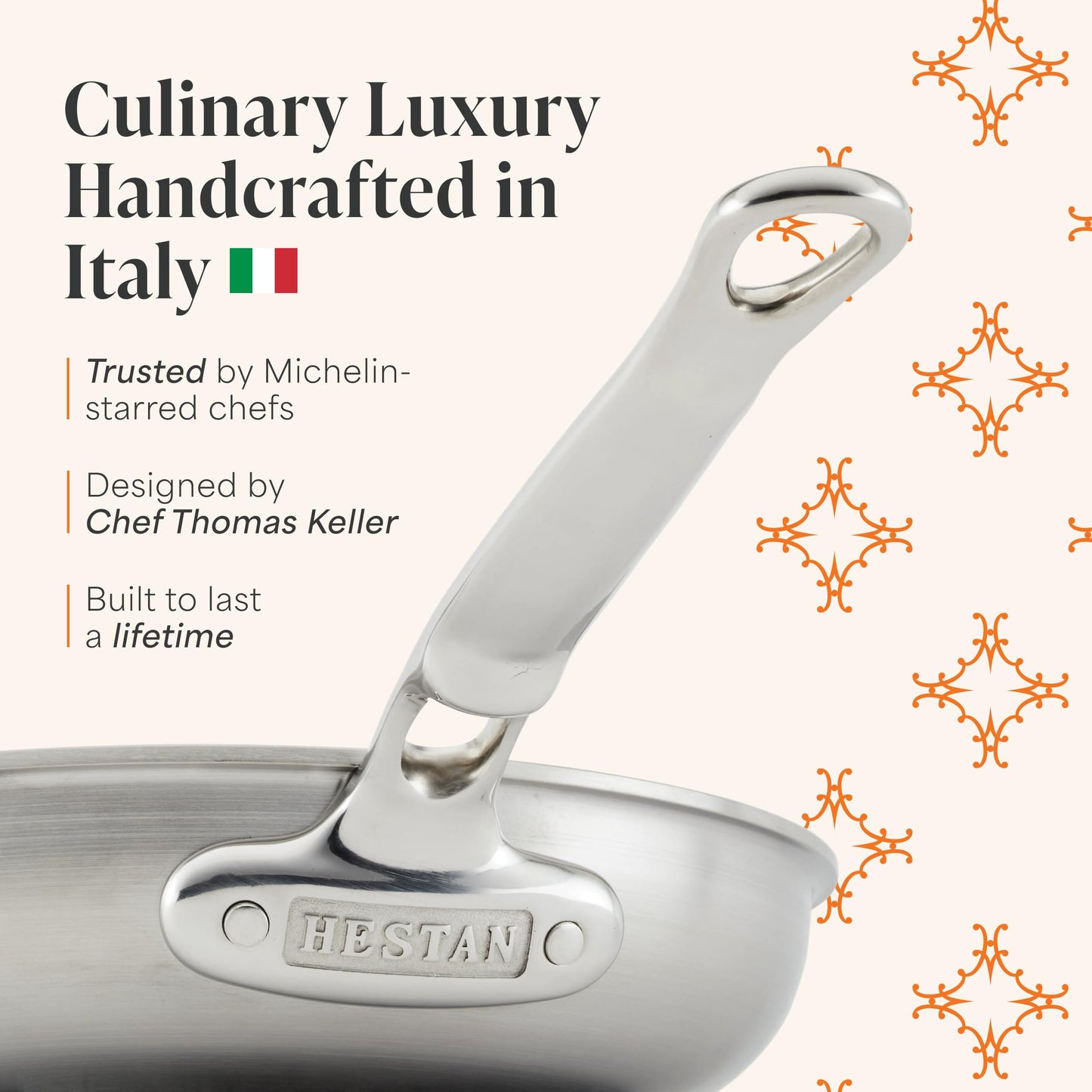 Thomas Keller Insignia by Hestan - Stainless Steel 8.5" Universal Lid
