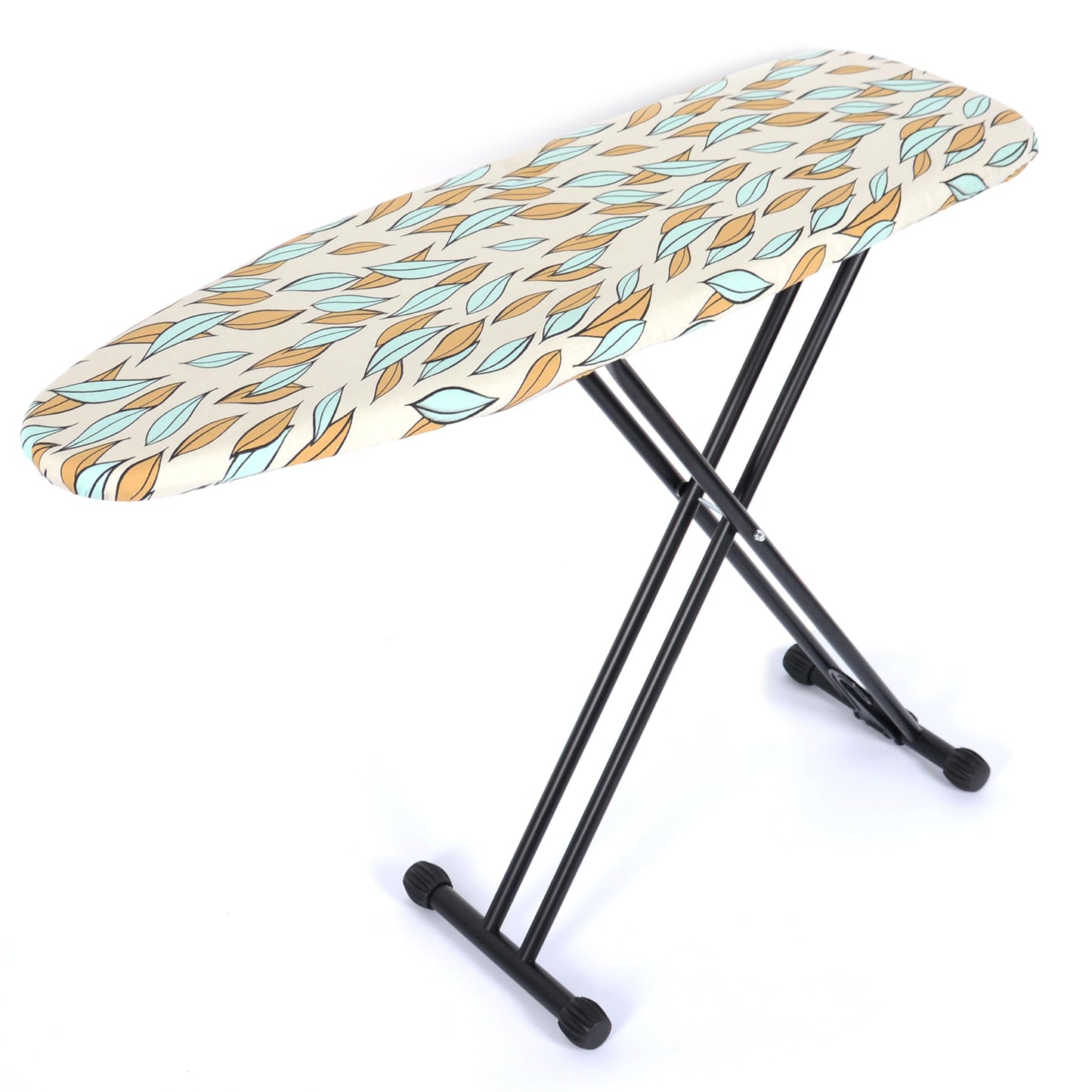 Space-Saving Ironing Board 43x13, Heat Resistant Cover, Heavy Sturdy Legs