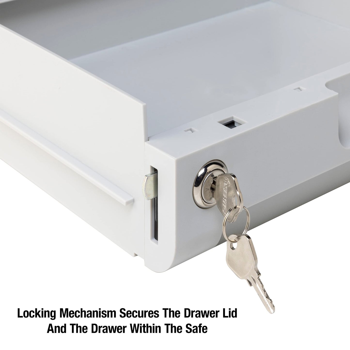 SentrySafe Locking Drawer for SFW082 and SFW123 Safes, Multi-Positional Shelf Accessory for 0.8 and 1.2 Cubic Feet Safes, 913