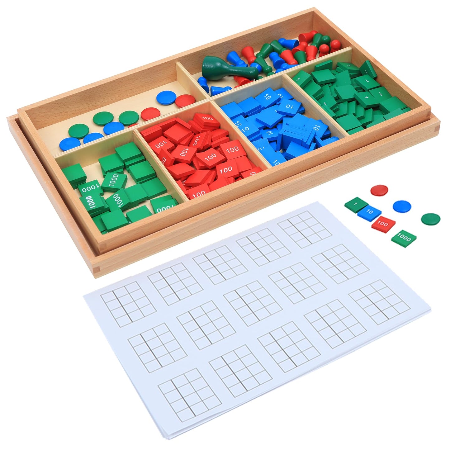 Montessori Materials - Stamp Game
