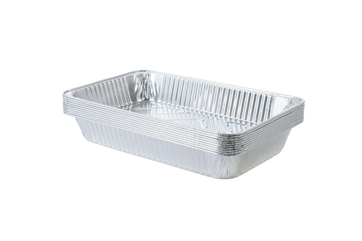 Waytiffer Disposable Large Aluminum Pans (20 Pack) Full Size Roasting & Baking Pan, 21"x13" Deep Foil Pans Extra Heavy Duty Chafing Trays for Broiling, Restaurants, Heating, Buffets & Bakeware