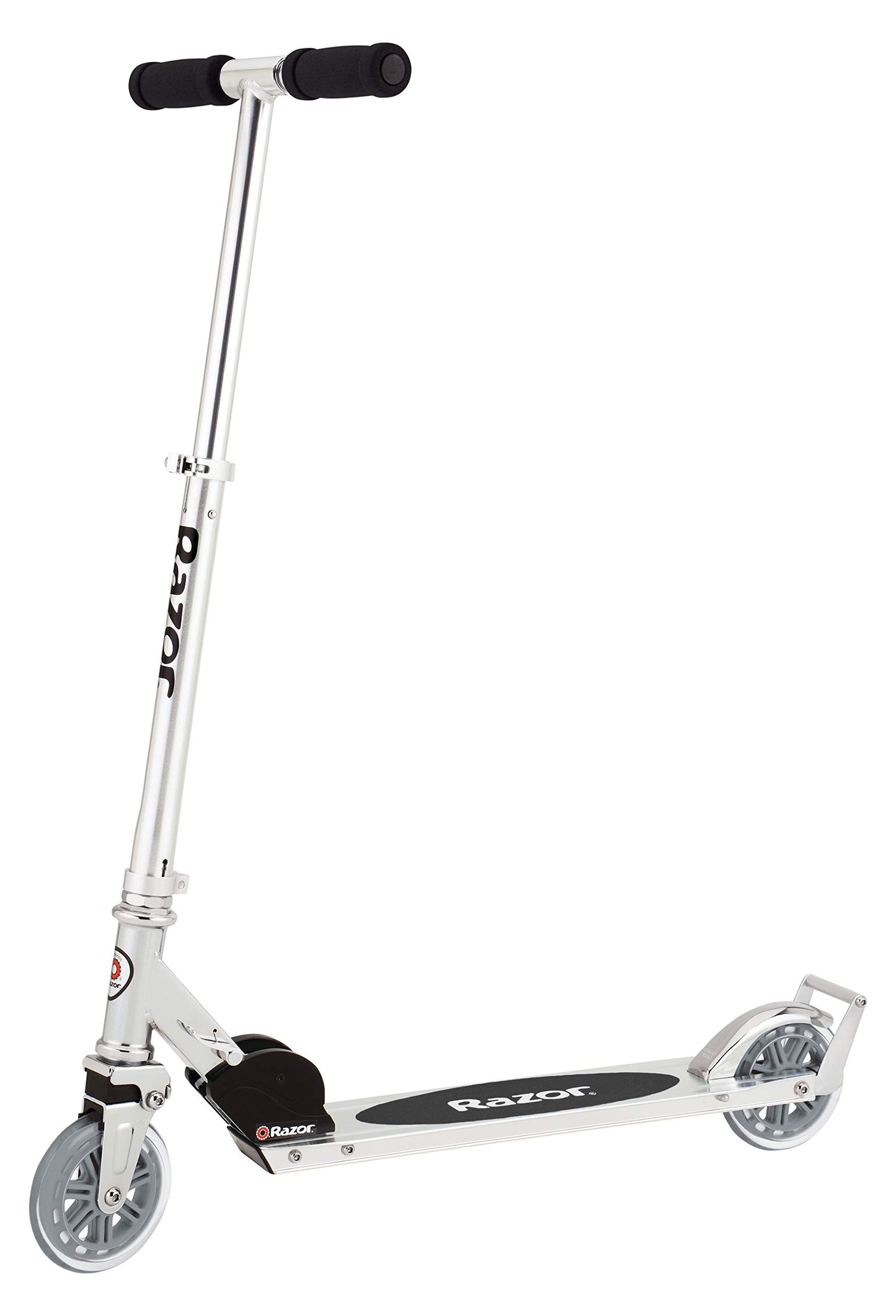 Razor A3 Kick Scooter for Kids - Larger Wheels, Front Suspension, Wheelie Bar, Lightweight, Foldable, and Adjustable Handlebars