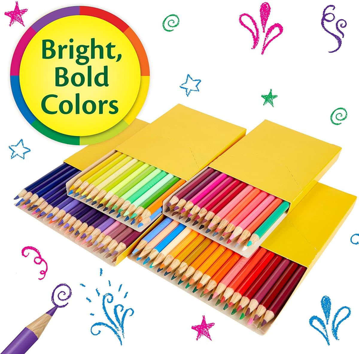 Crayola 68-8020 120 Count Colored Pencils