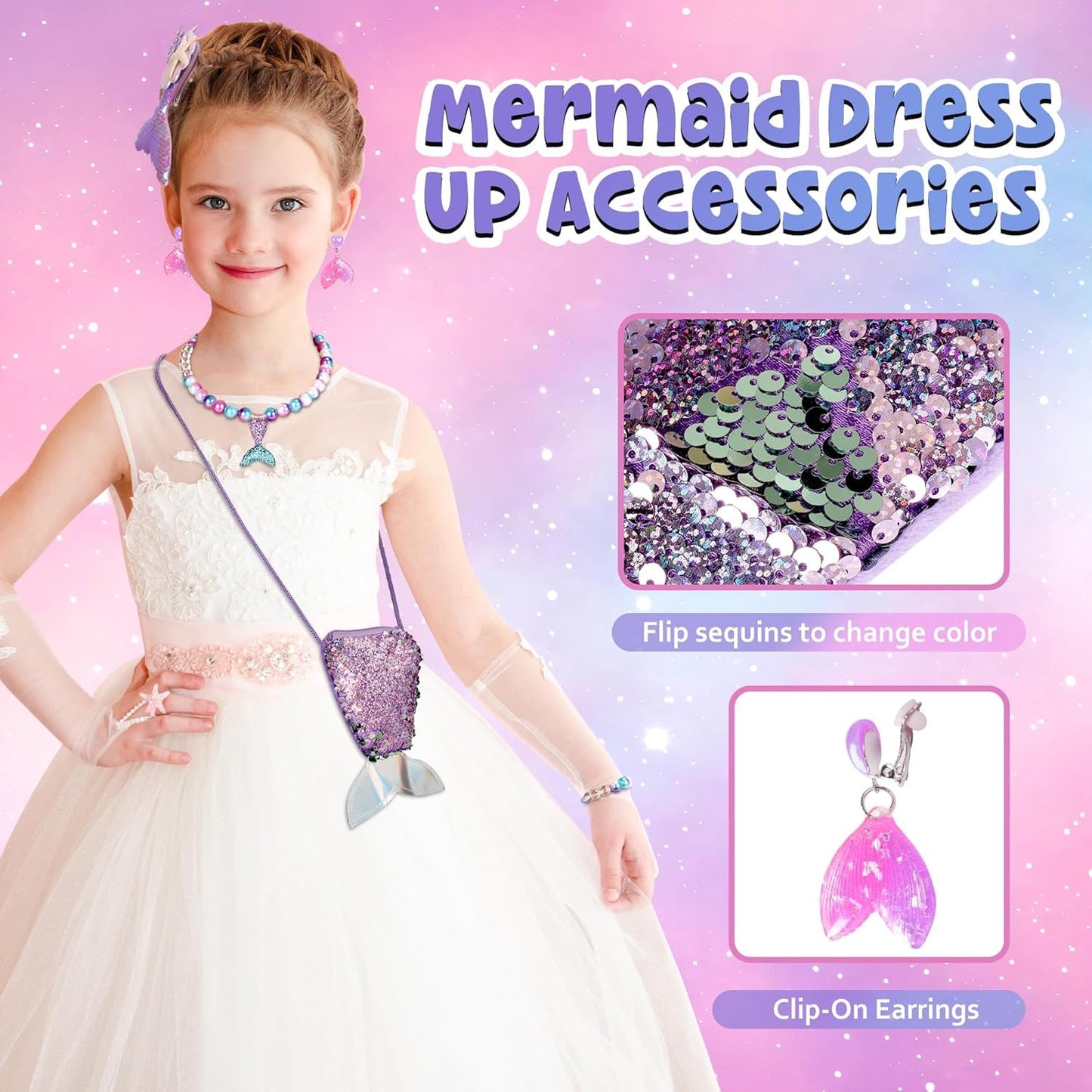 Mermaid Tail Blanket for Girls Valentines Easter Birthday Girl Gifts Diamond Art Kits with Soft Blanket and Water Bottle