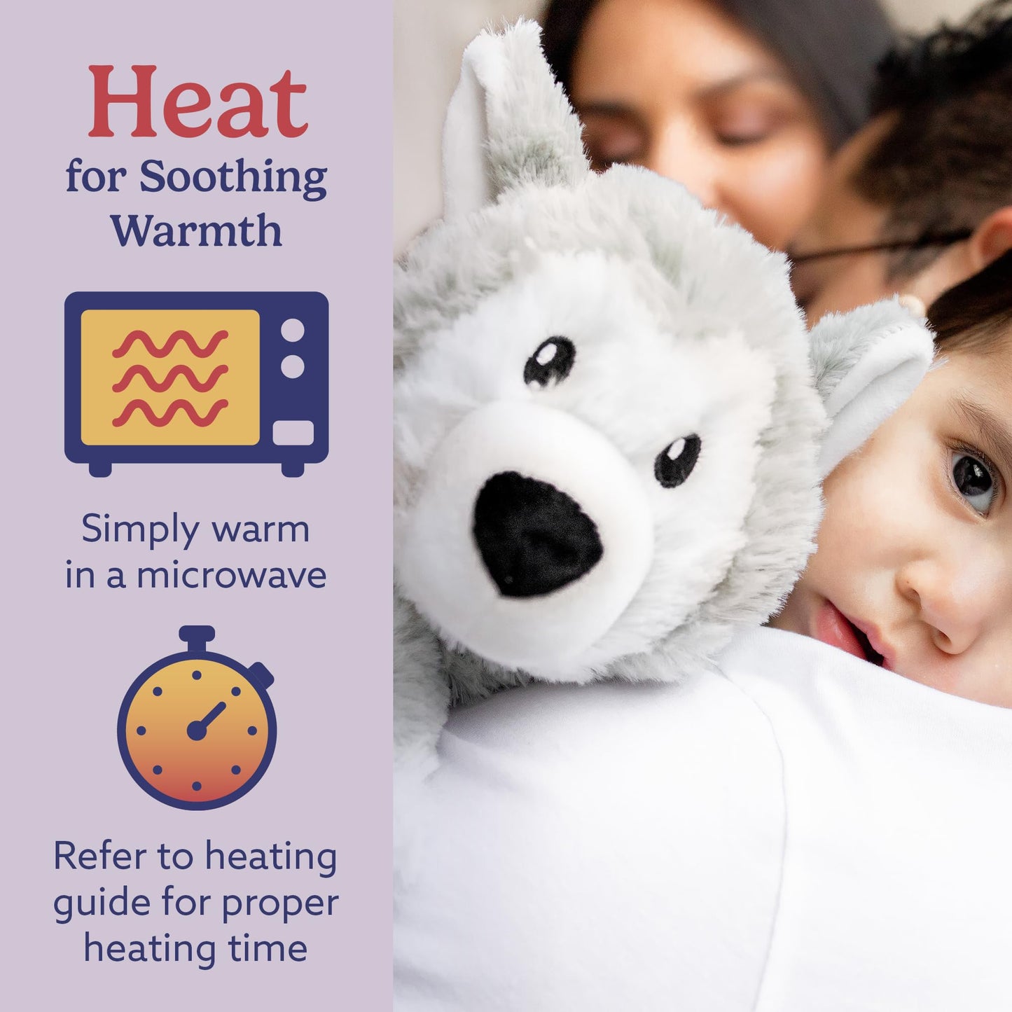 Intelex Husky Cozy Plush, Lavender, 2 Pound