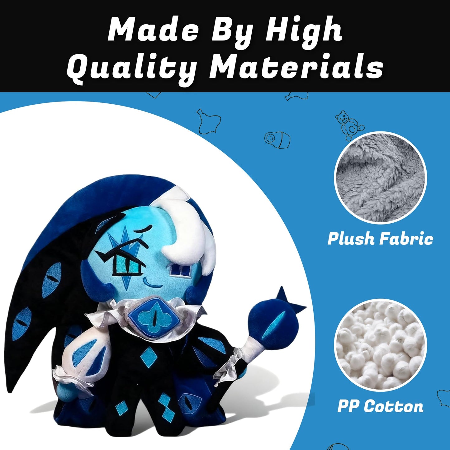 Adenzai Plush Toy Collection, Soft Stuffed Doll, Collectible Character Plushie for Kids and Adults