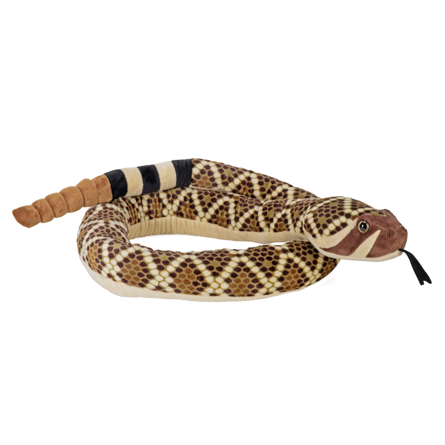 Wild Republic Snake Plush, Stuffed Animal, Plush Toy, Gifts for Kids, Western Diamondback, 70 Inches