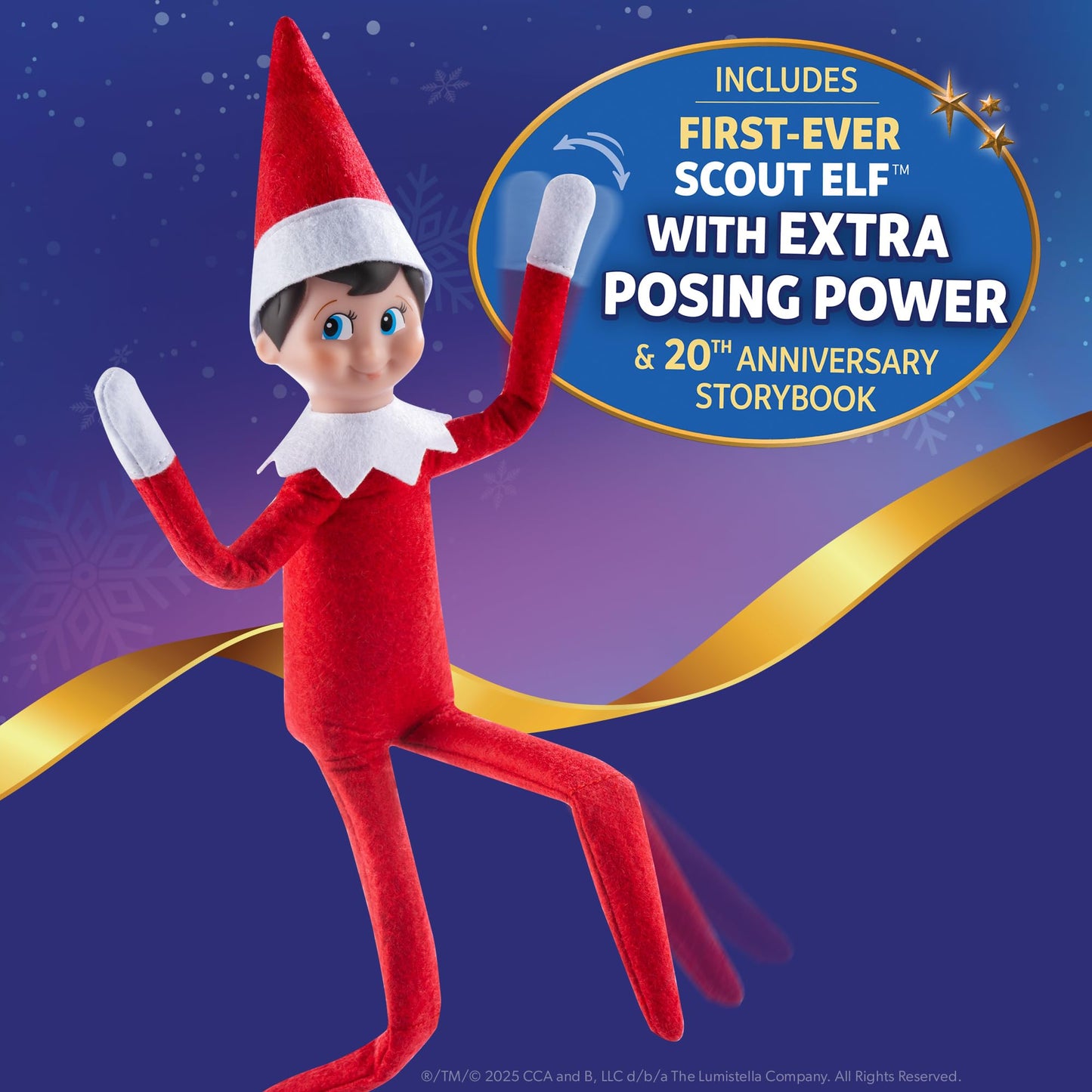 The Elf on the Shelf Boy Blue Eyes 20th Anniversary Box Set