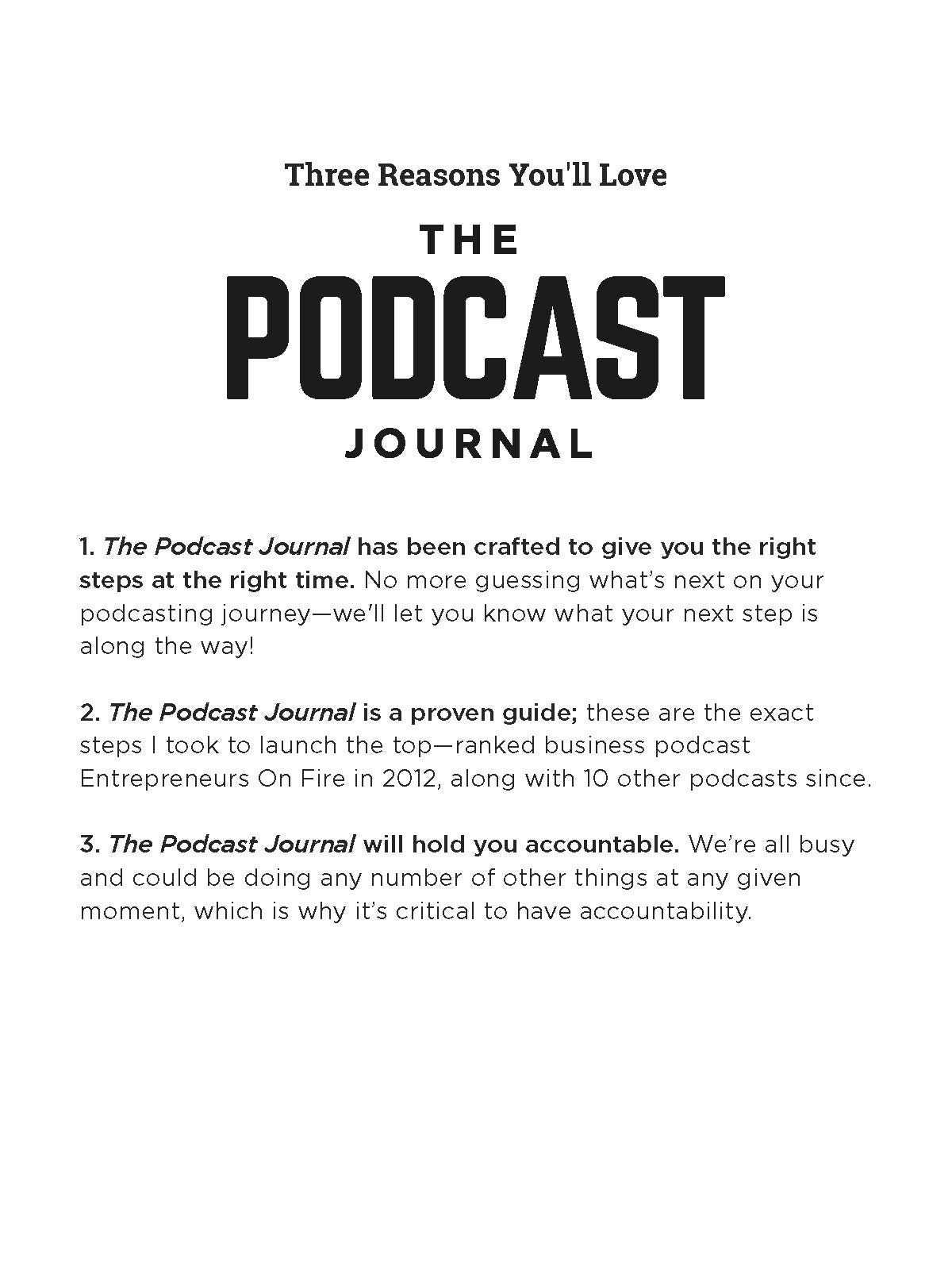 The Podcast Journal, Deluxe Softcover and Non-Dated Step-by-Step Guide, Daily Planner from Idea to Launch in 50 Days! Organizer with Exclusive Bonus