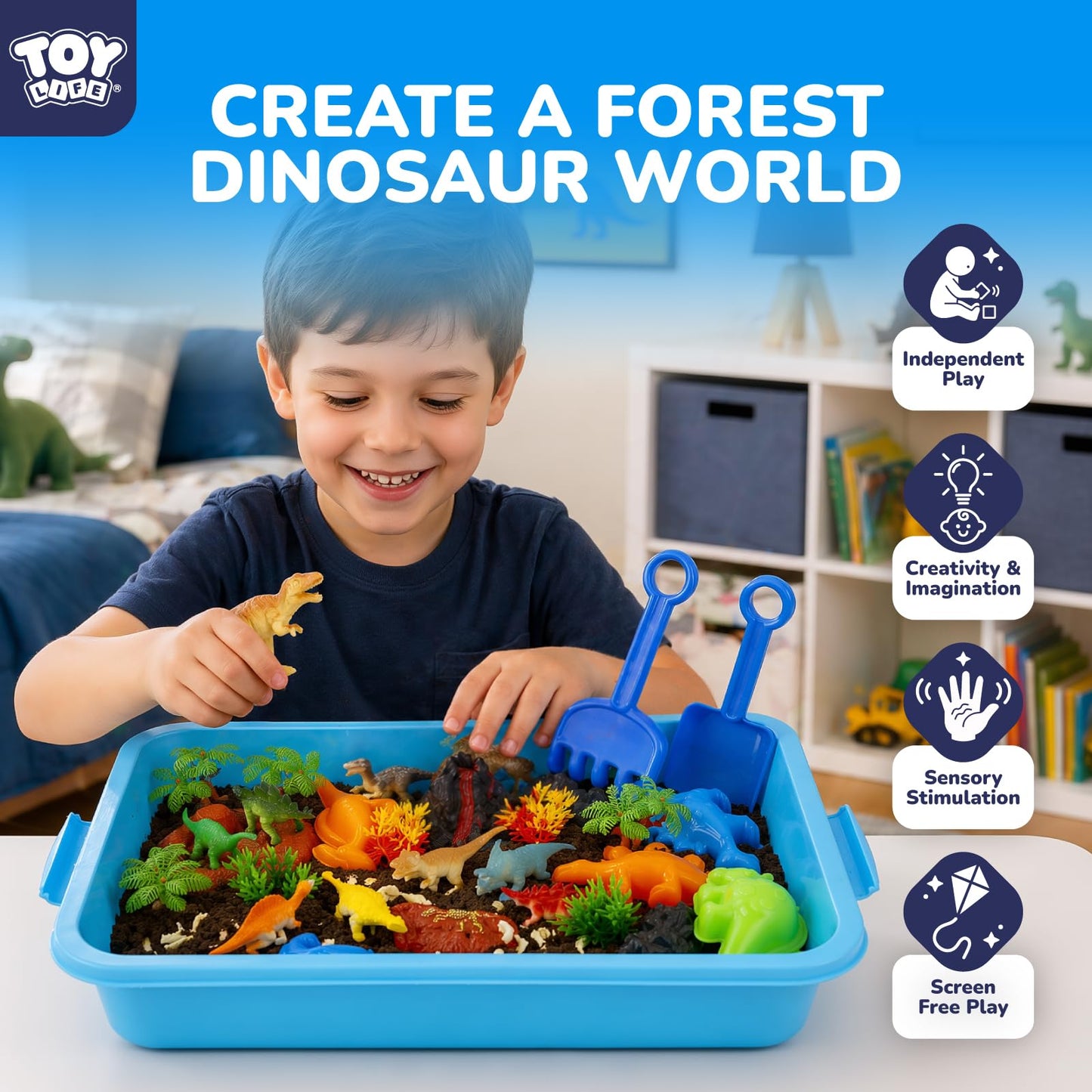 TOY Life Magic Sand Dinosaur Set