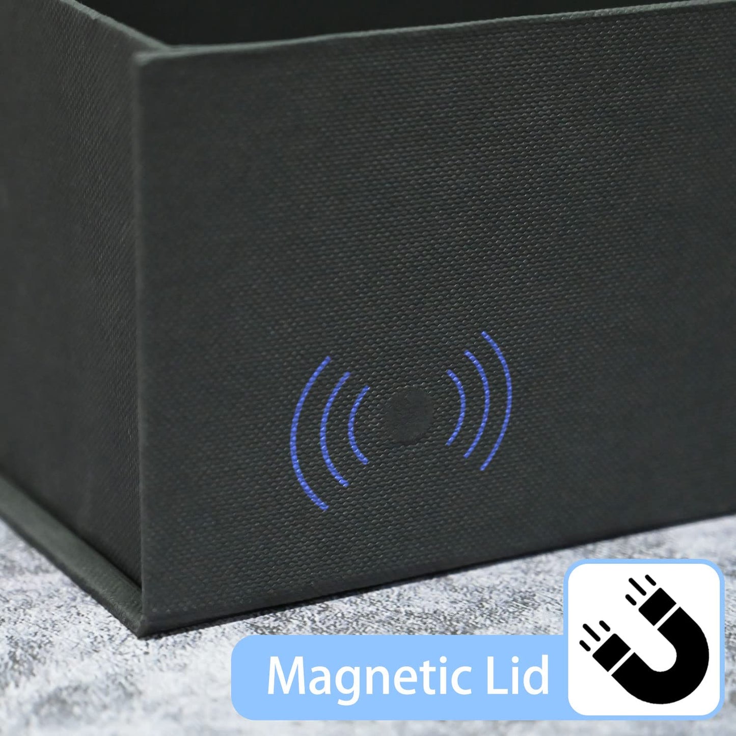 LIFELUM Extra Large Black Gifts Boxes Bulk Set of 5,13.5 x 10 x 4 inch Elegant Gift Boxes with Magnetic Lids, Card,Sticker,Ribbon, Shredded Paper Filler Groomsman Gifts