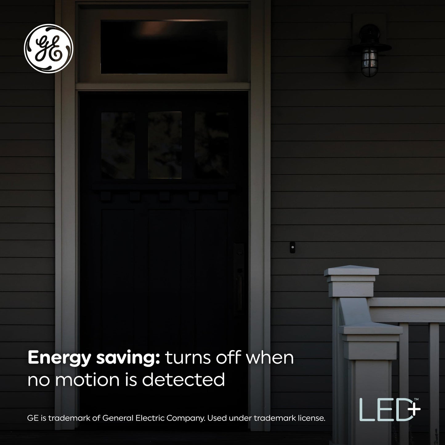 GE LED+ Motion LED Light Bulbs, PAR38 Outdoor Security Floodlights, 15W, Warm White (3 Pack)