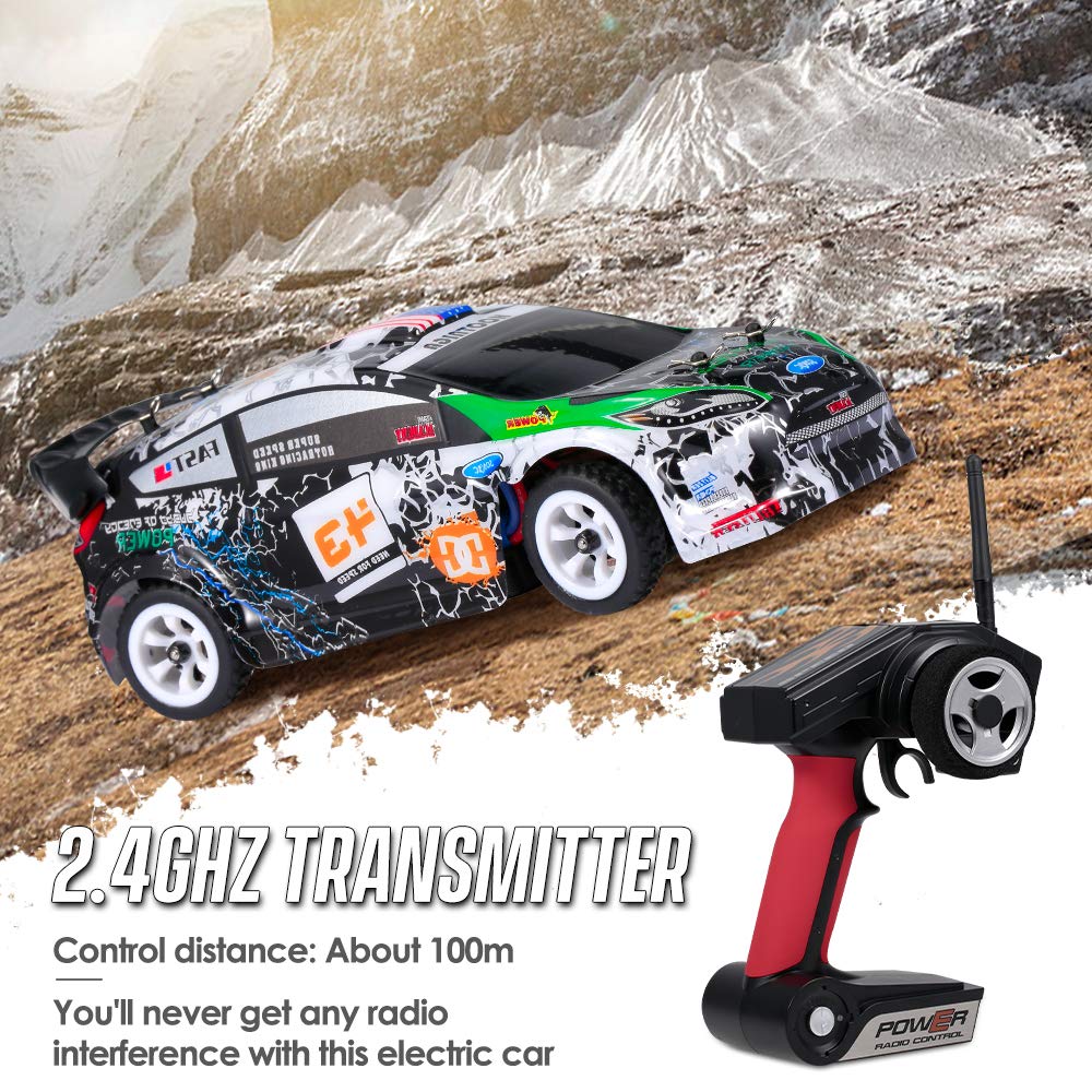 GoolRC WLtoys K989 RC Cars, 1:28 Scale 2.4GHz Remote Control Car, 4WD 30KM/H High Speed RC Racing Car, Drift Cars for Kids and Adults