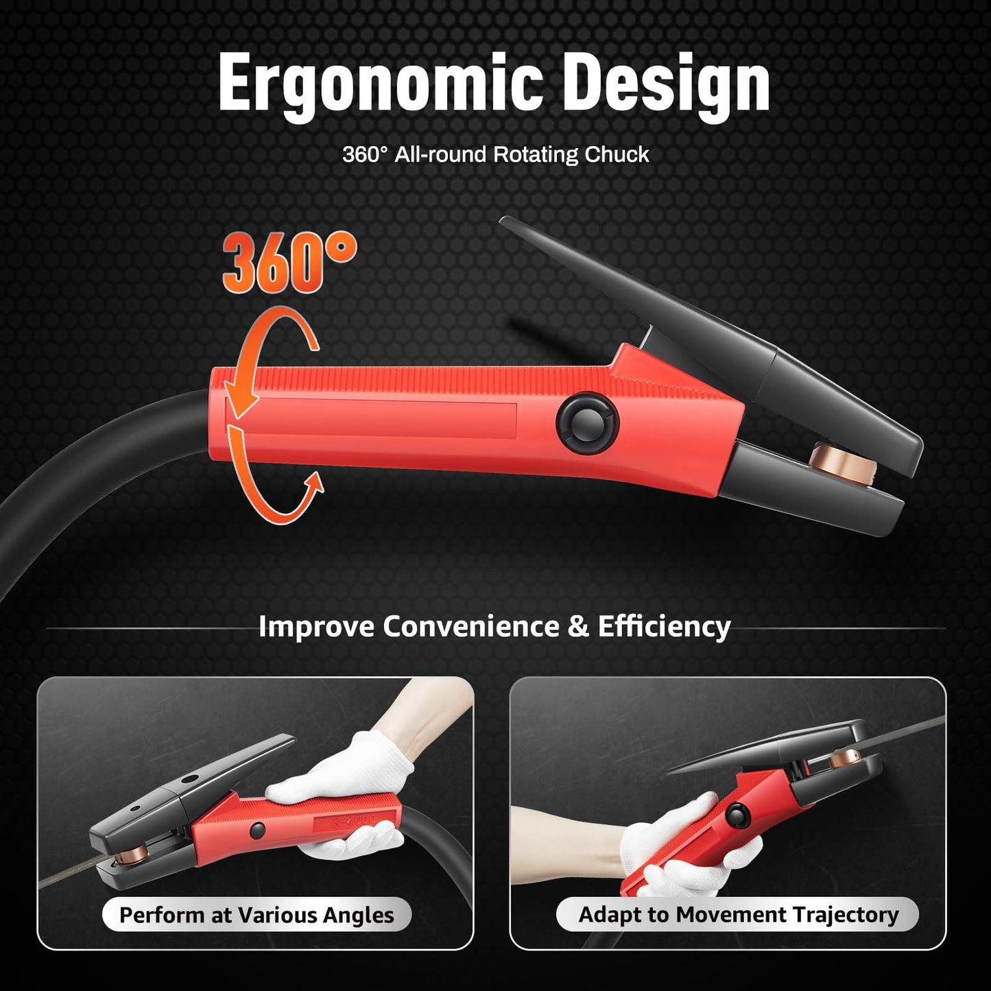 1000Amp K4000 Carbon Arc Air Gouging Torch with 7' Cable (K4000)