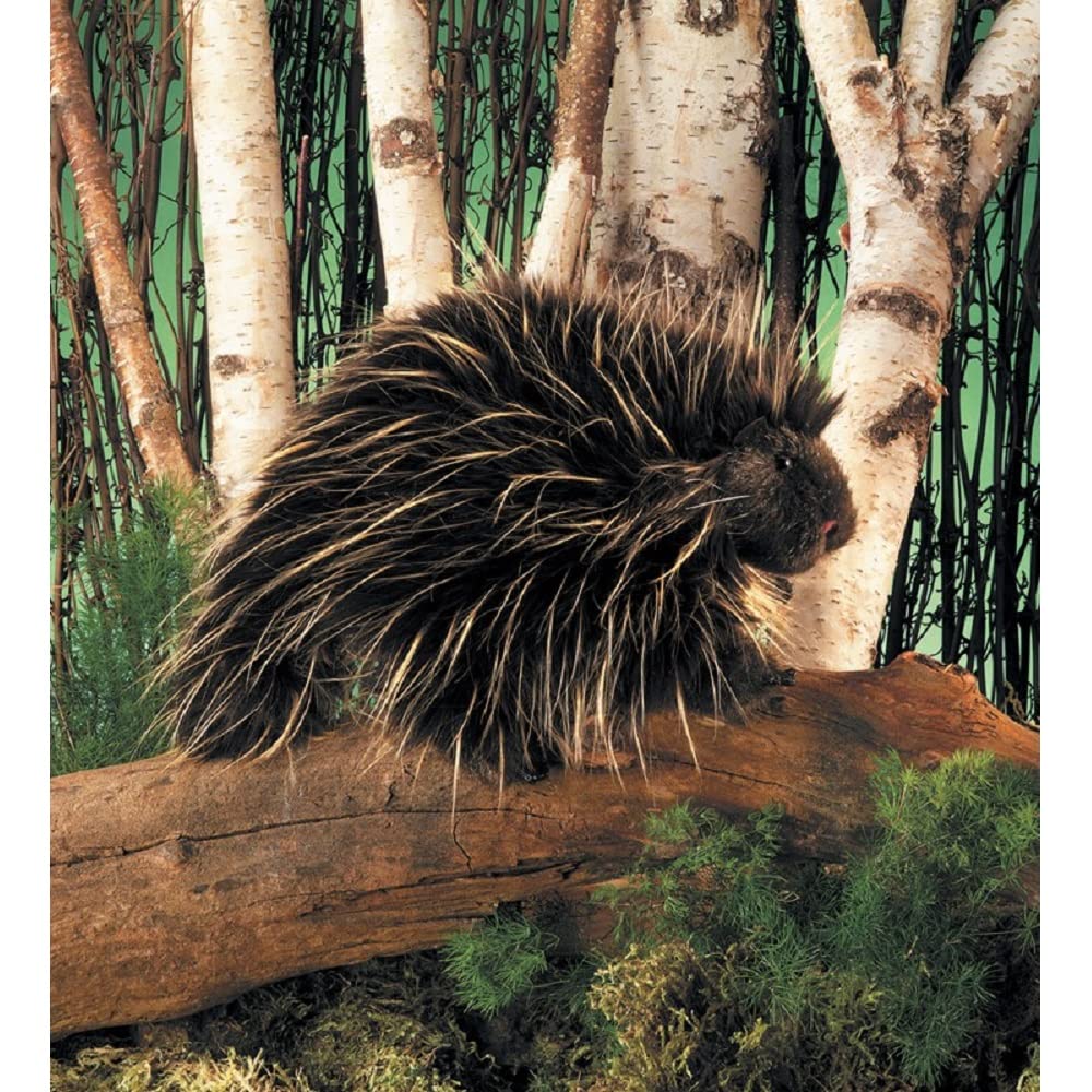 Folkmanis Puppets Porcupine Hand Puppet, 8"