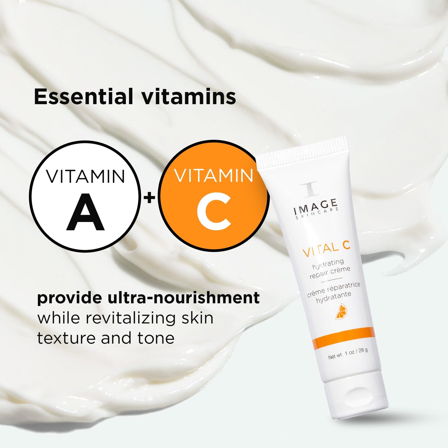 IMAGE Skincare, VITAL C Hydrating Repair Crème, Face Night Cream with Hyaluronic Acid, Discovery Size, 1oz