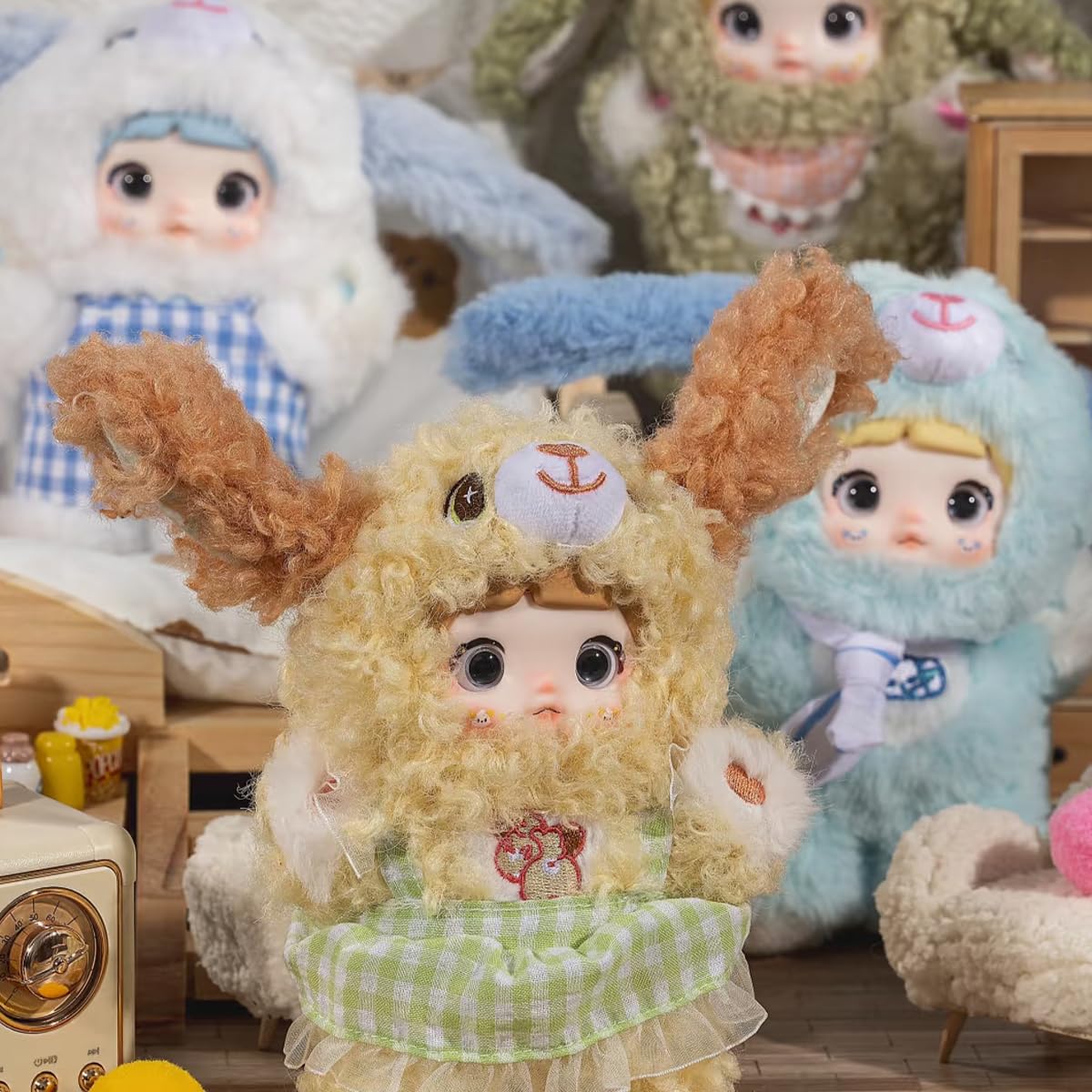 REIVIVORA Nommi V5 Puppy Diary Series Plush Blind Box 1PC (1 of 9 Possible Styles) Cute Figures Collectible Toys Birthday Gifts