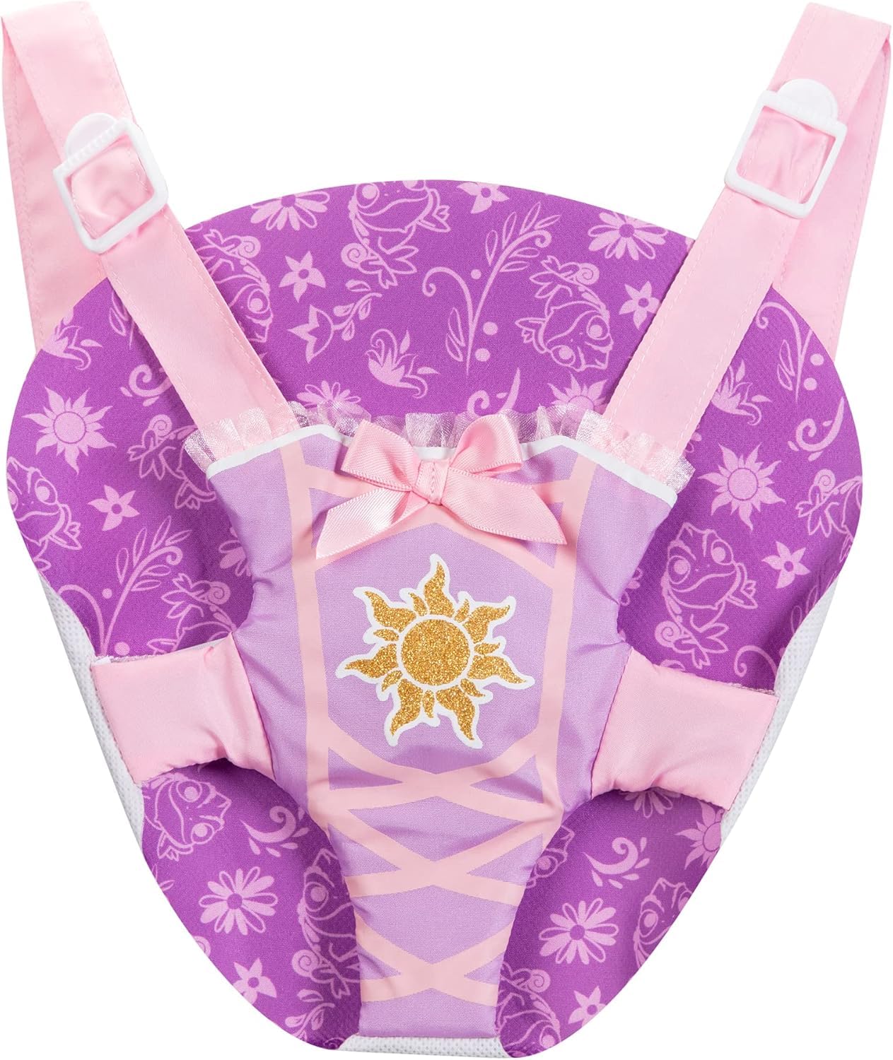Disney Princess Rapunzel Baby Doll Deluxe with Tiara, Carrier, Plush Friend, Pacifier, Bib & Baby Bottle [Amazon Exclusive]